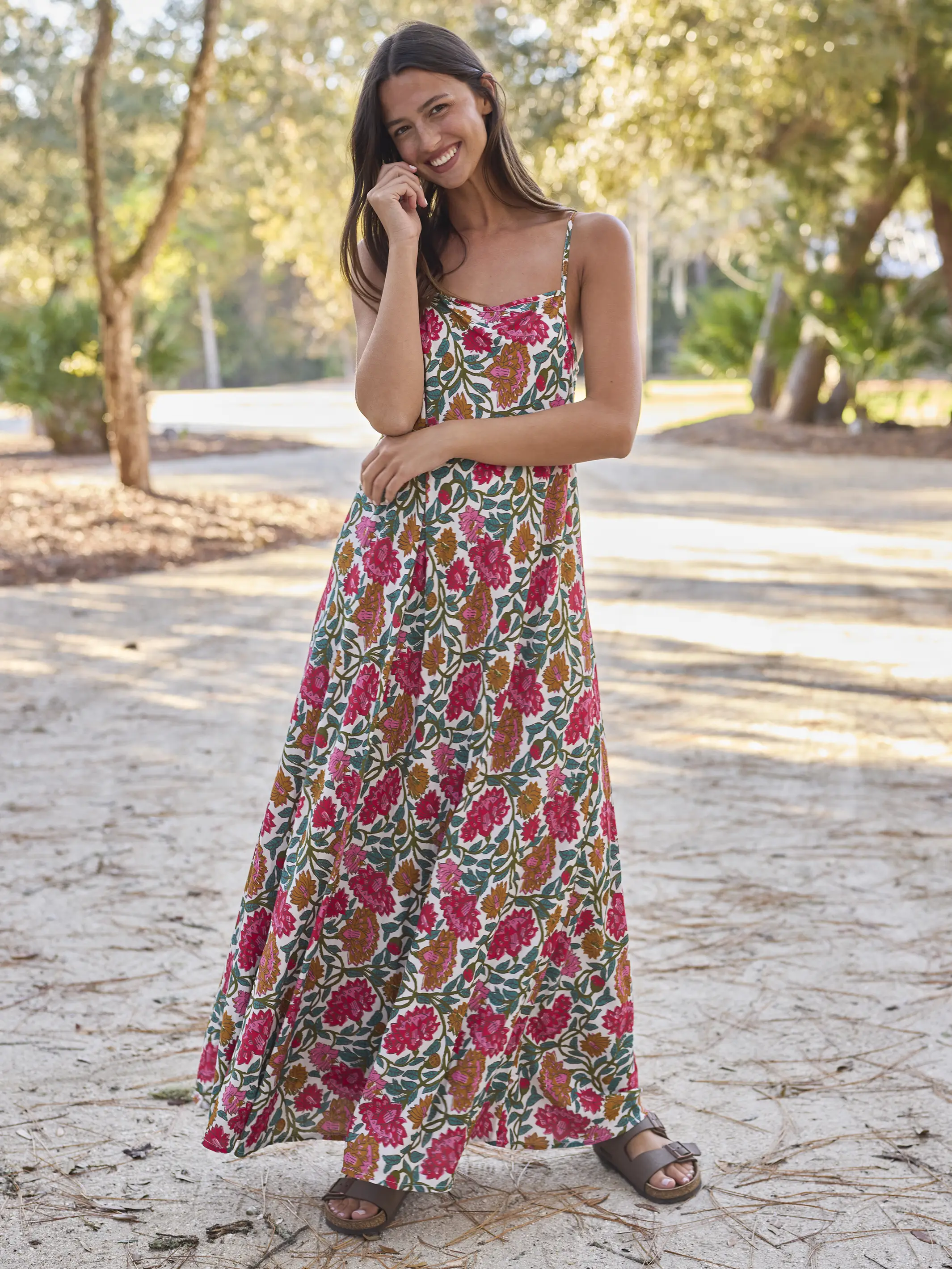 Amellia Maxi Dress - Lush Zinnias - Image 6