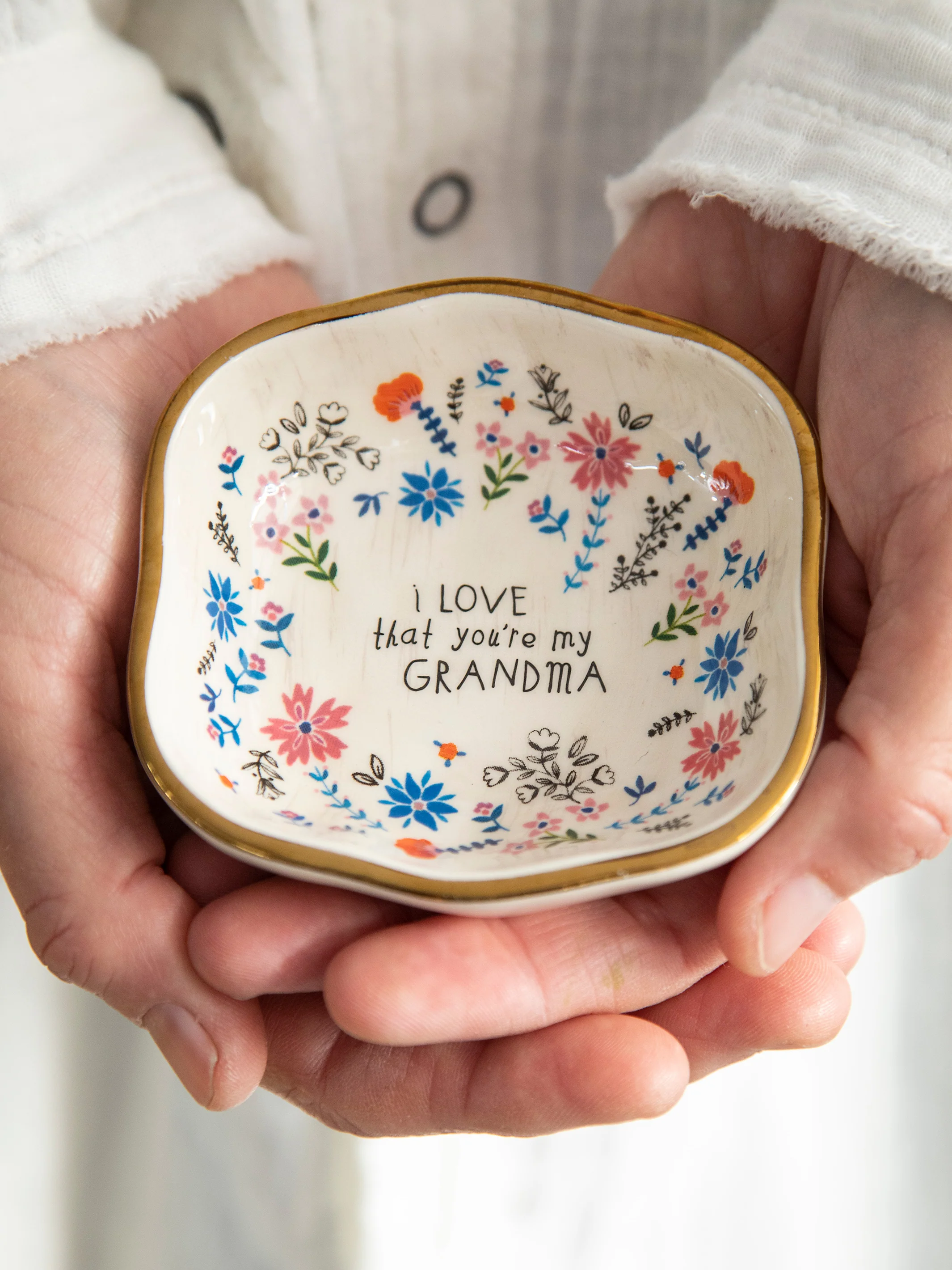 Antiqued Trinket Bowl - Grandma - Image 2