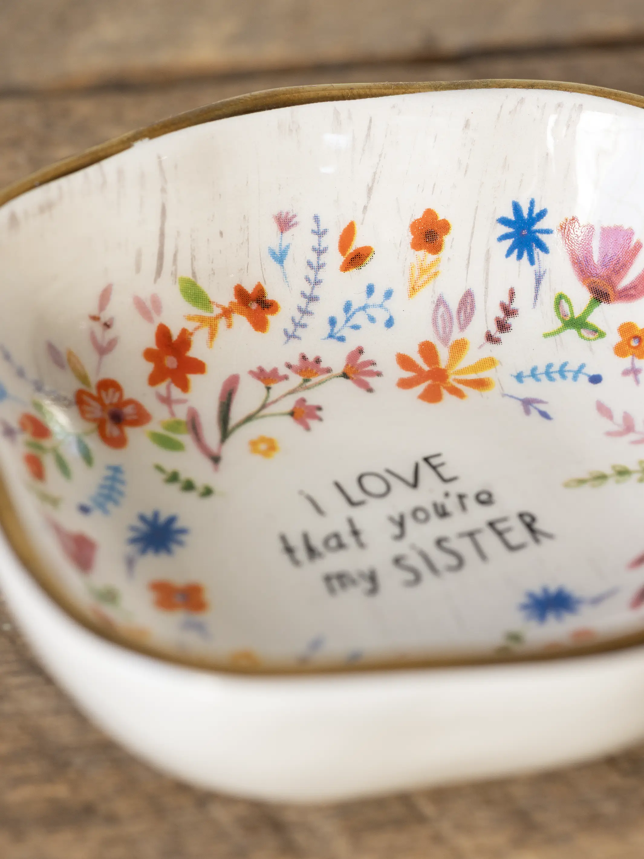 Antiqued Trinket Bowl - Grandma - Image 3