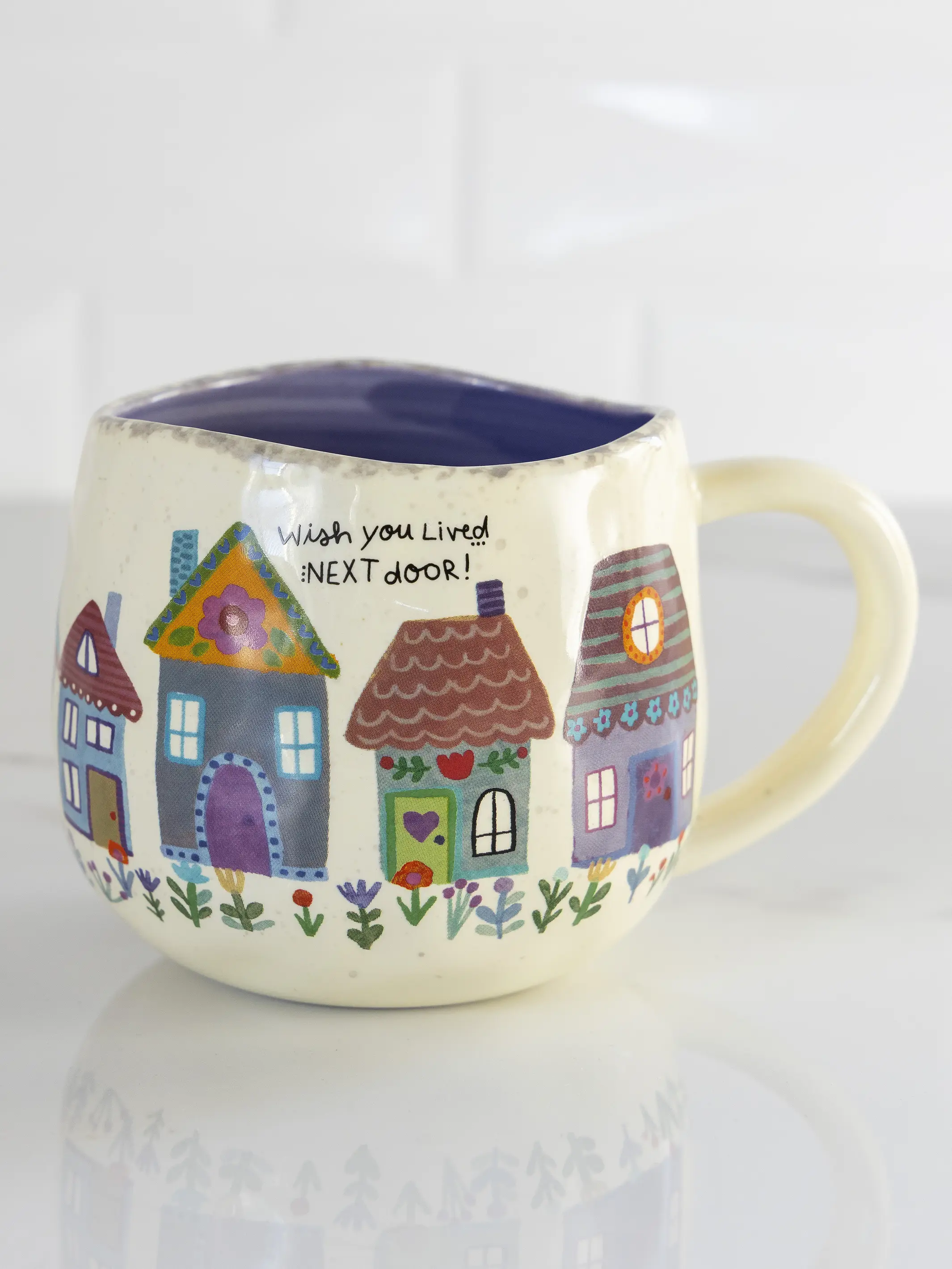 Artisan Coffee Mug - Wish You Lived Next Door - Image 2