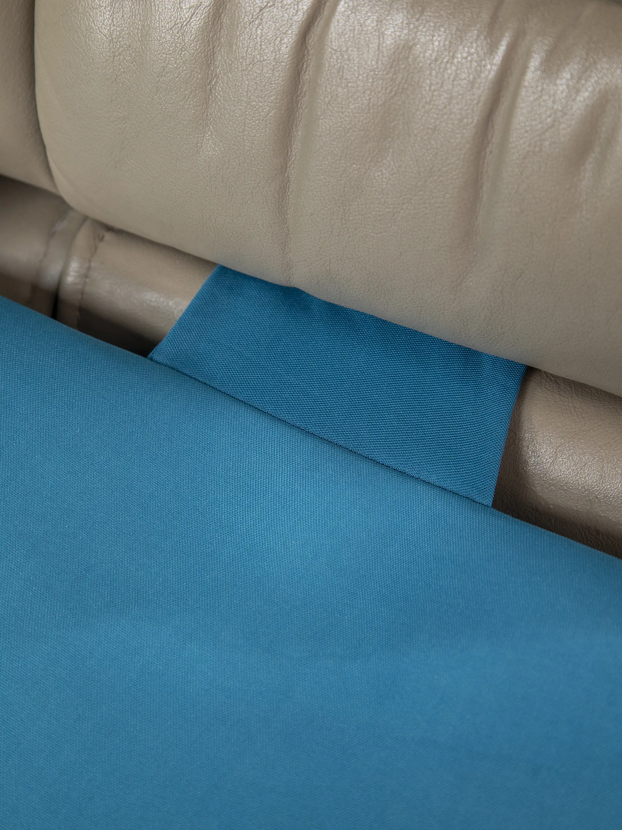 Back Car Seat Cover - Blue Garden Patchwork - Image 5