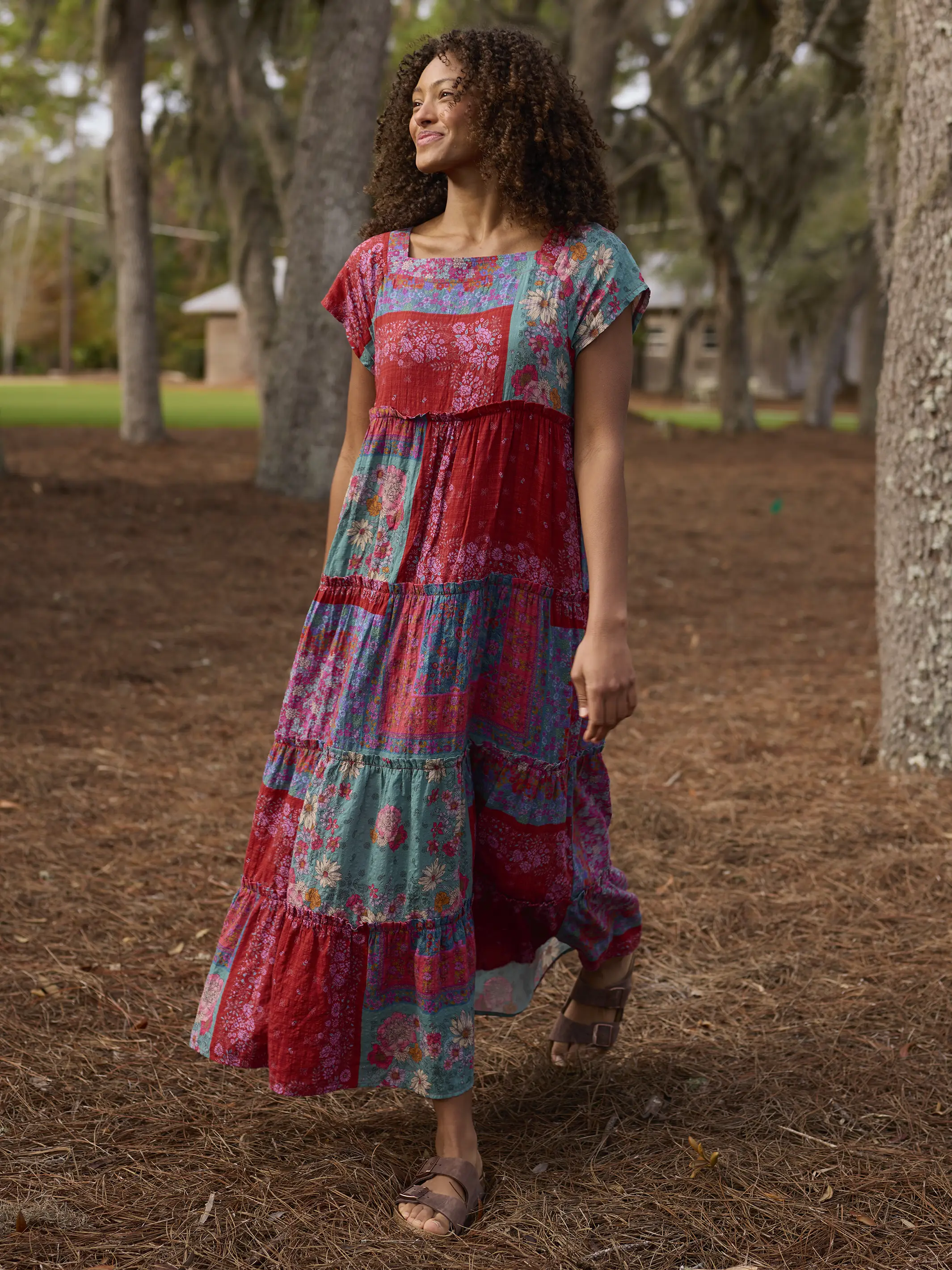 Berkley Maxi Dress - Jewel Positano Scarf - Image 6