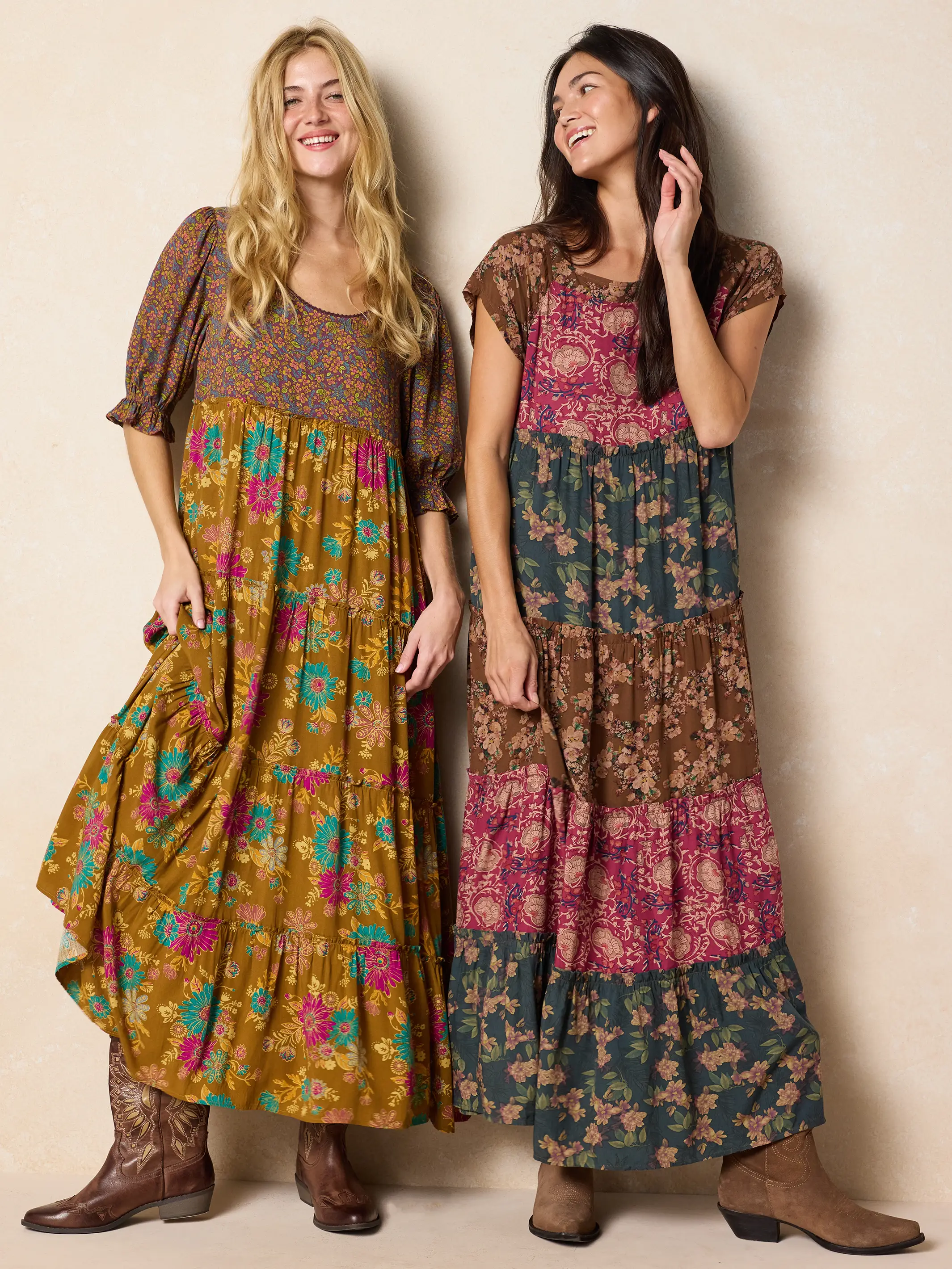 Berkley Maxi Dress - Mauve India Vines - Image 4