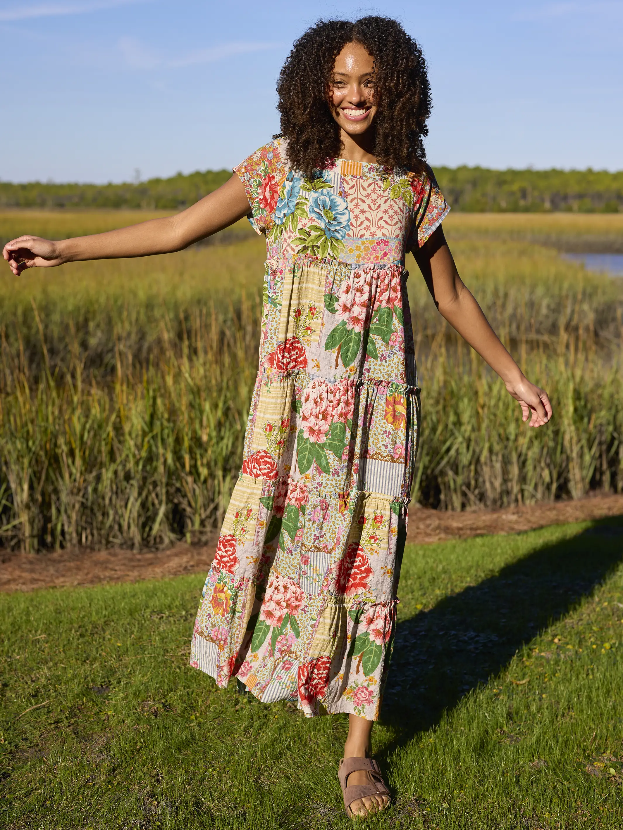 Berkley Maxi Dress - Vintage Treasure Pink - Image 4