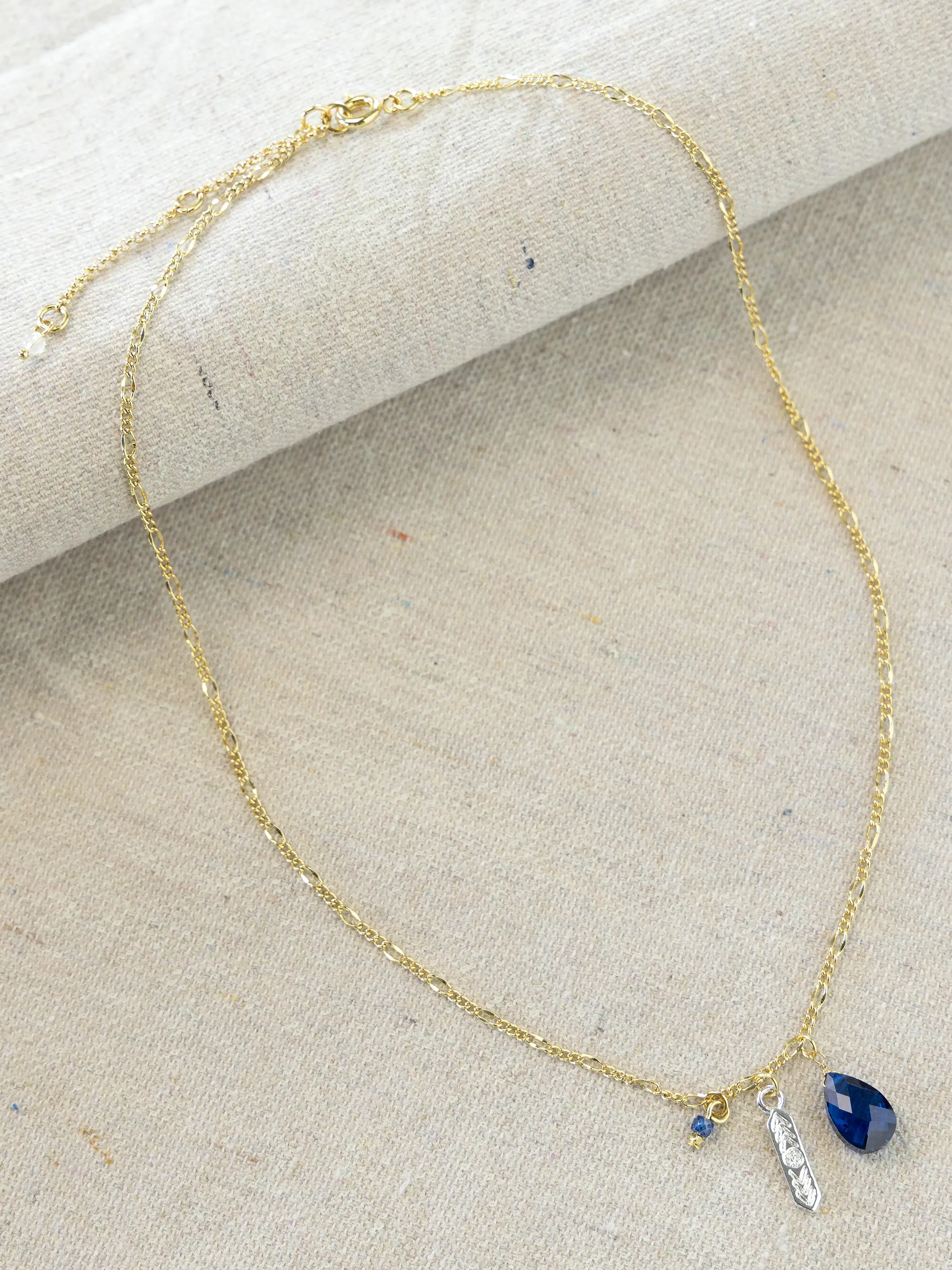 Birthstone Necklace - September - Image 2