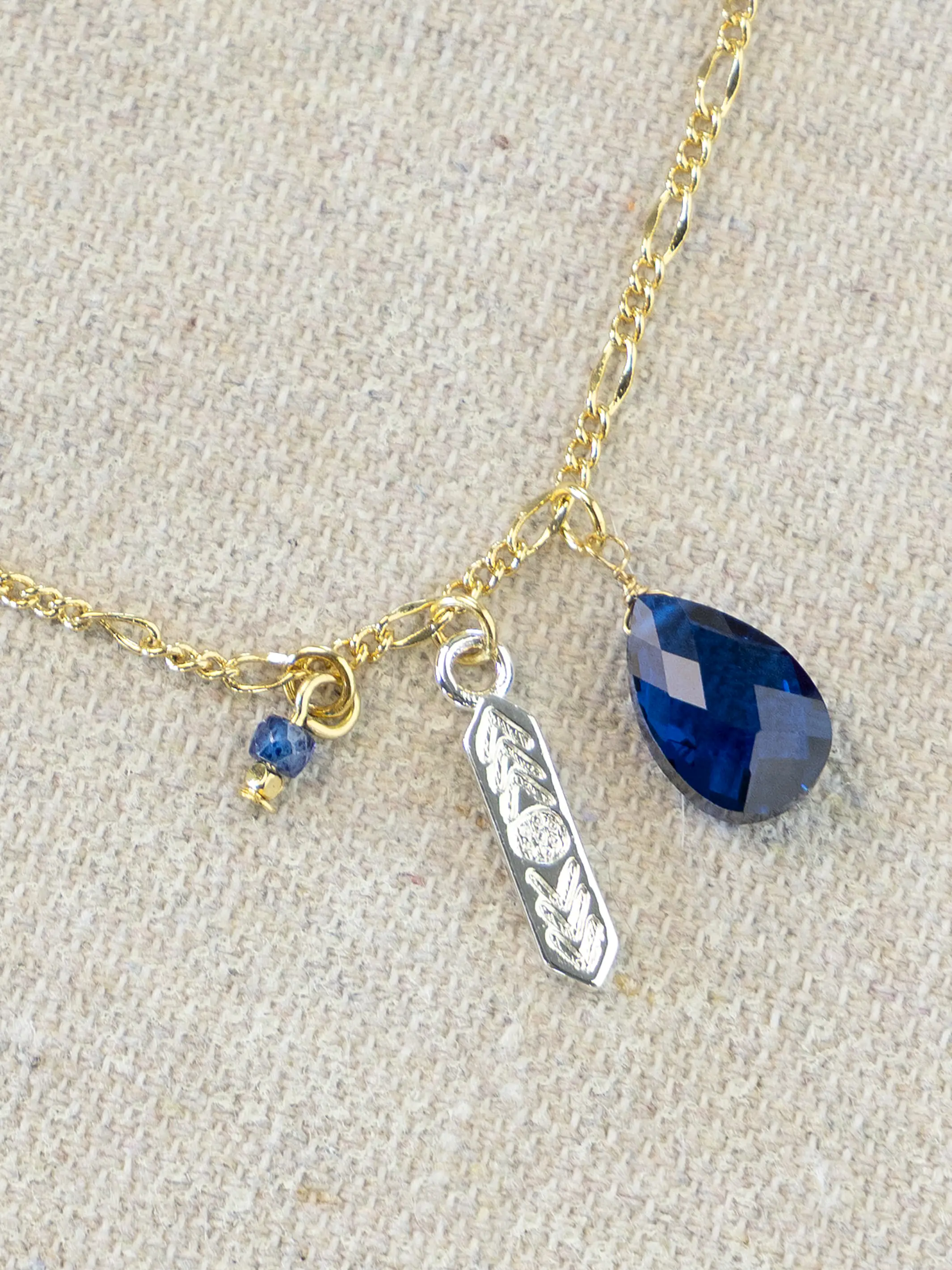Birthstone Necklace - September - Image 3