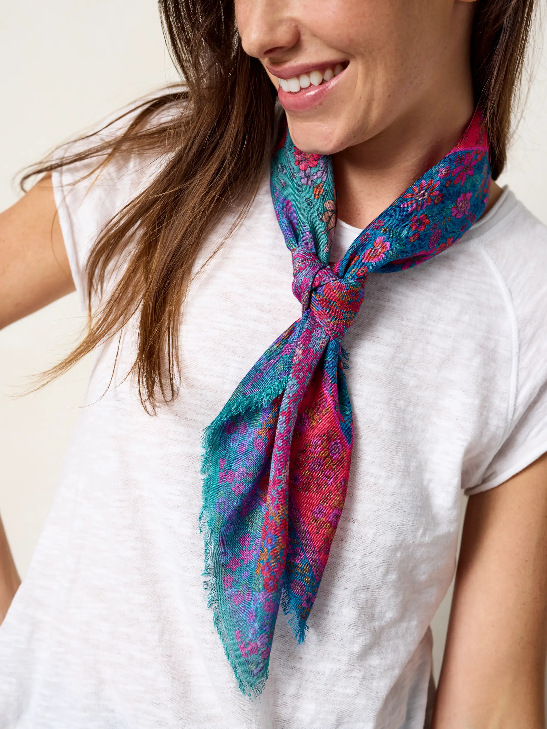 Boho Bandana Scarf - Jewel Positano Scarf - Image 2