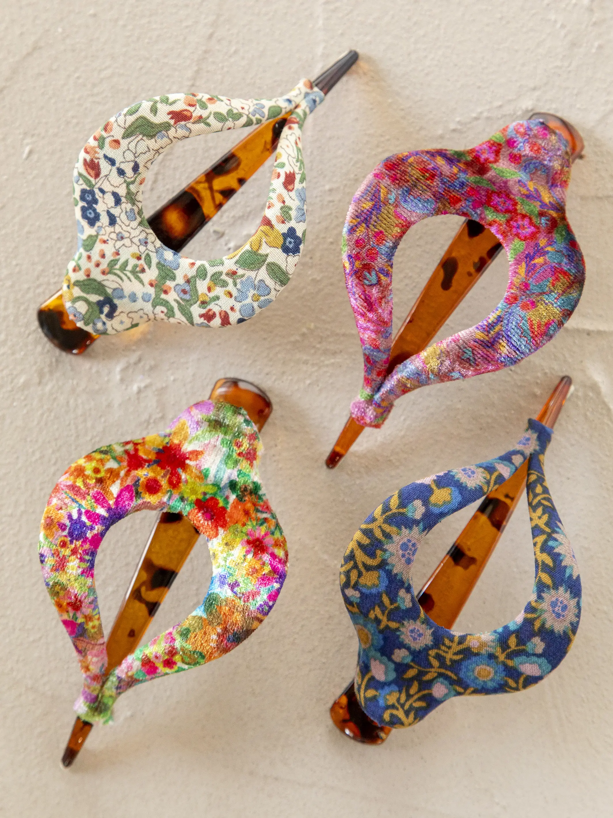 Boho Clip - Fabric Indigo - Image 3