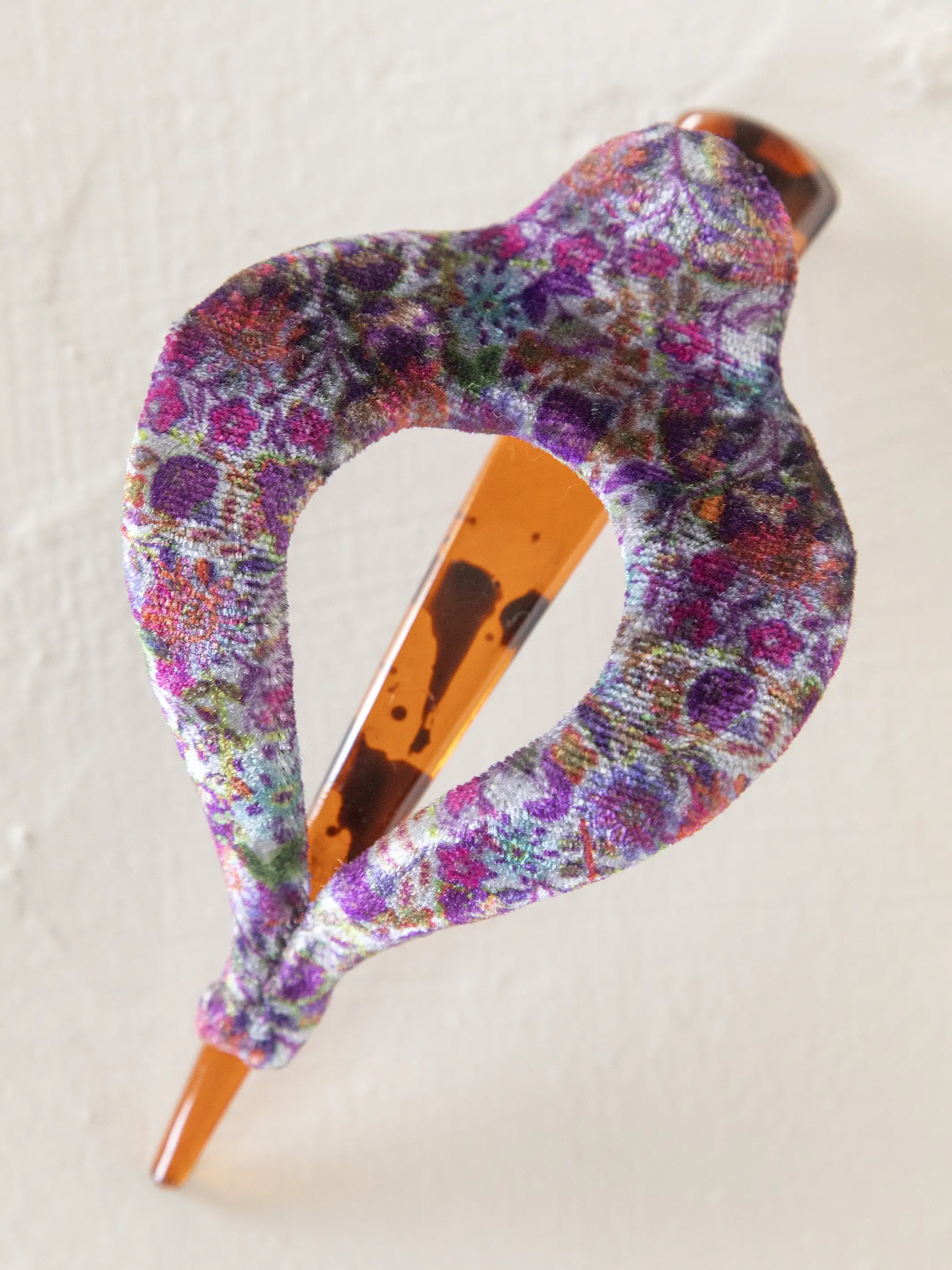 Boho Clip - Velvet Dark Purple Neon - Image 2