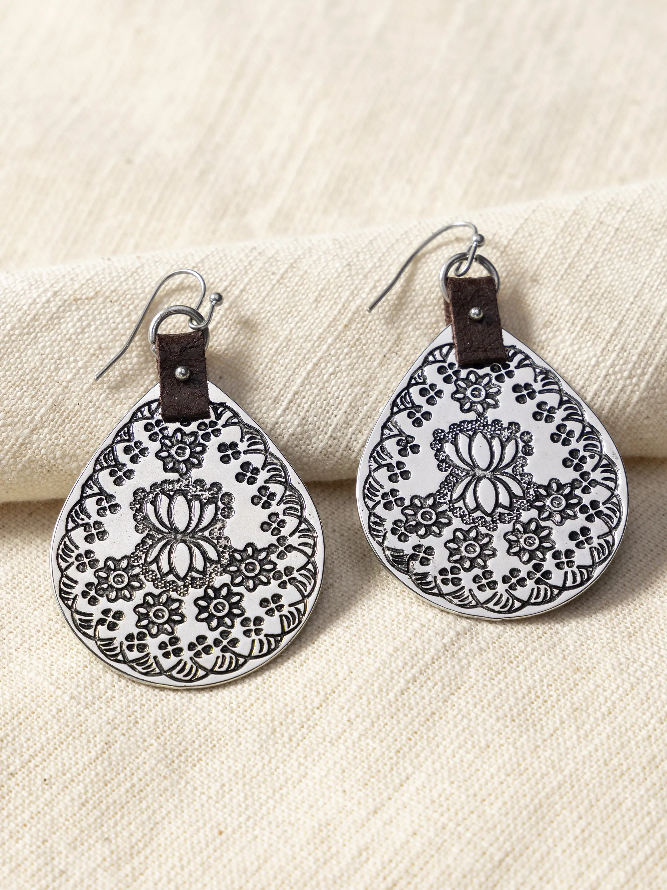 Boho Medallion Earrings - Image 2