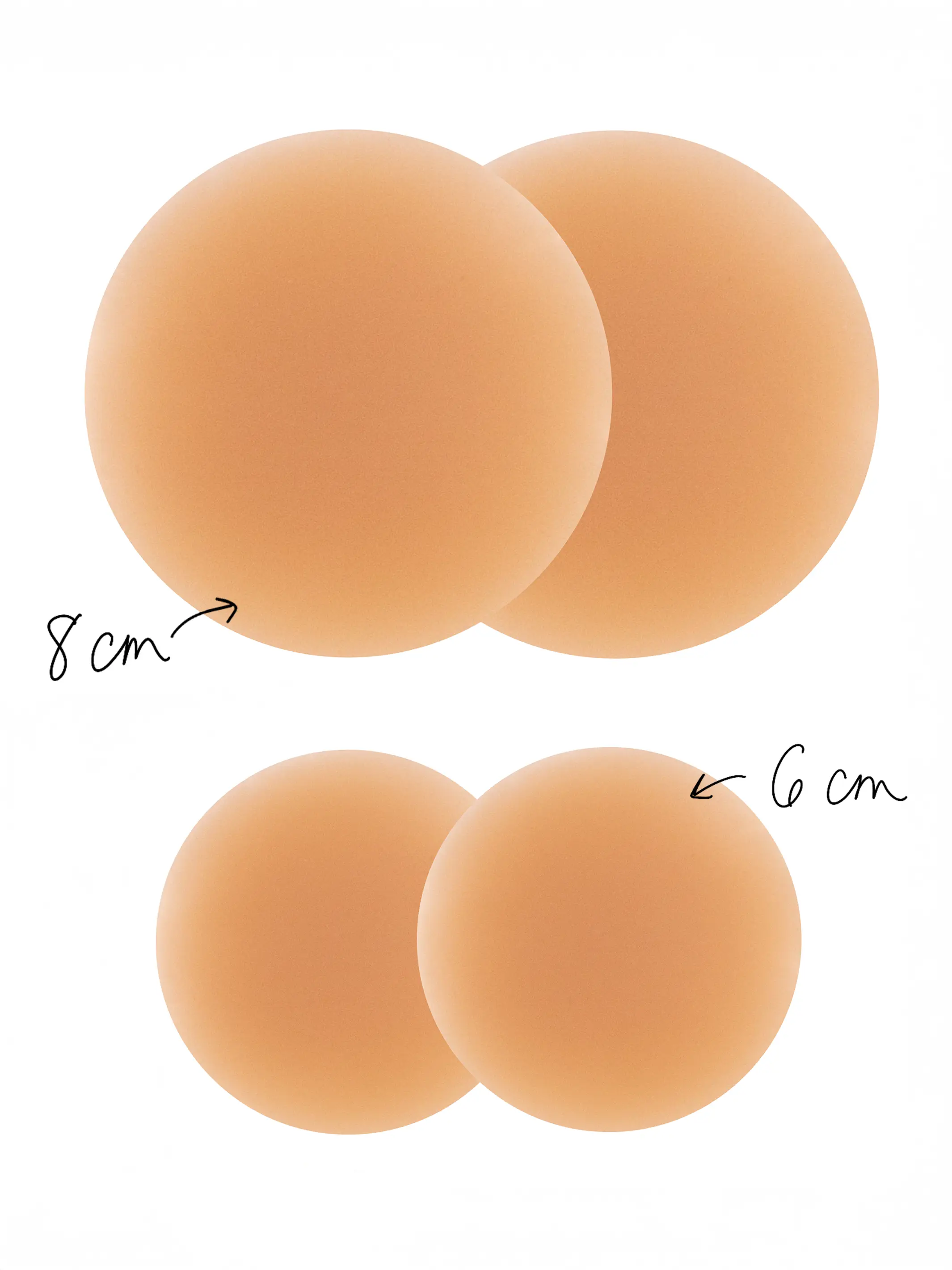 Boob-eez® x Natural Life Deluxe Duo Nipple Cover - Medium - Image 3