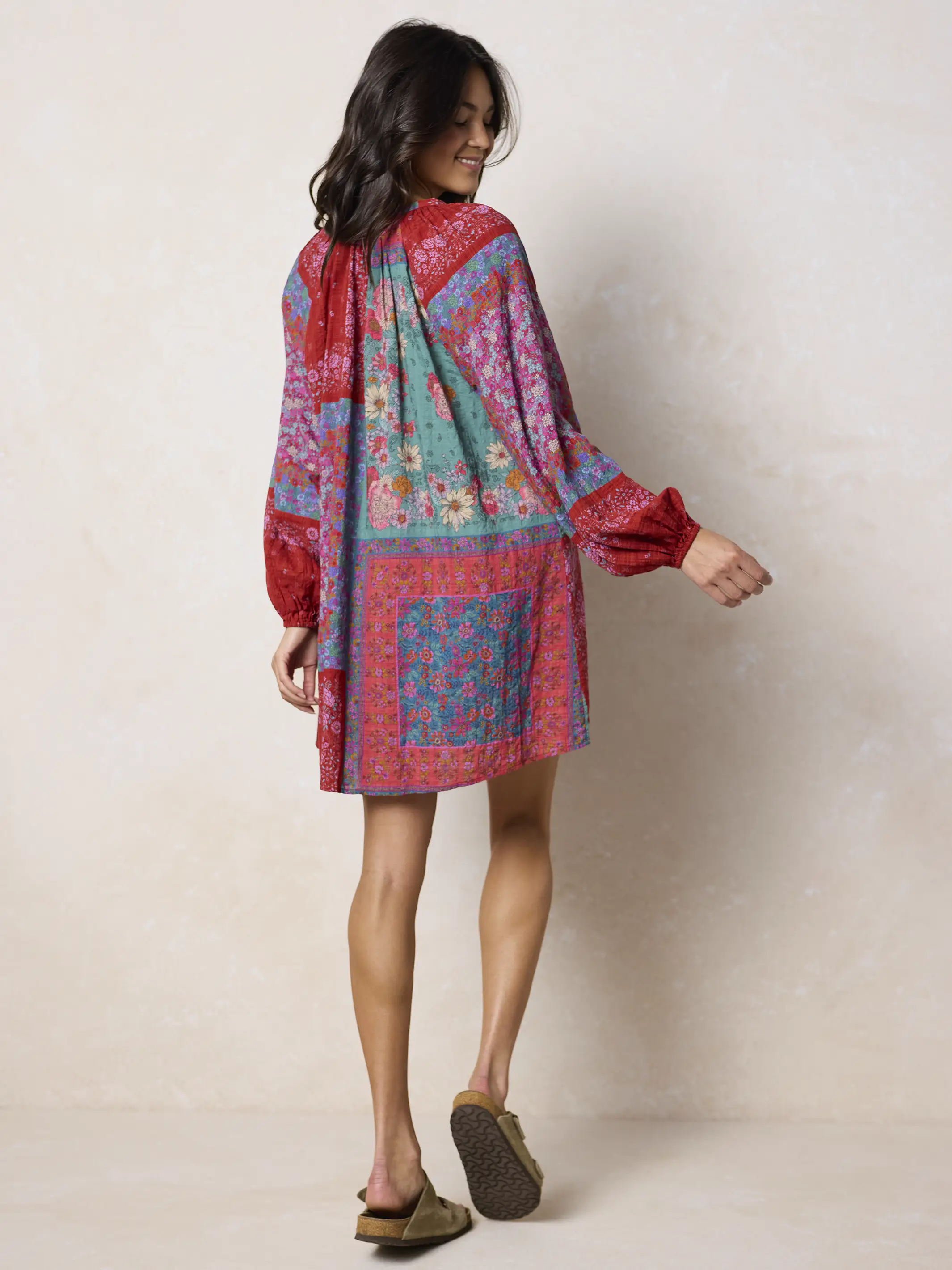 Camille Mini Dress - Jewel Positano Scarf - Image 3