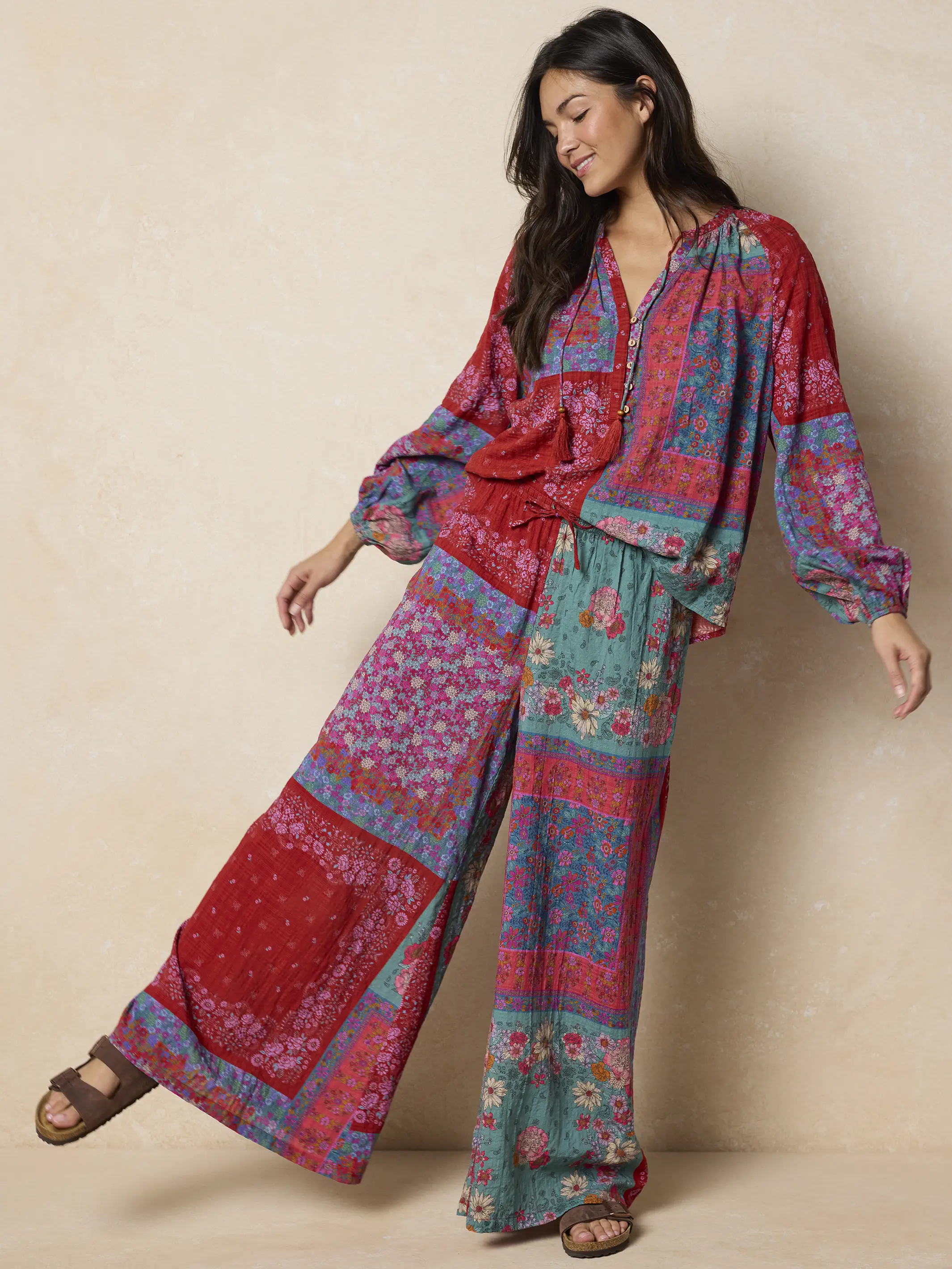 Camille Top - Jewel Positano Scarf - Image 2