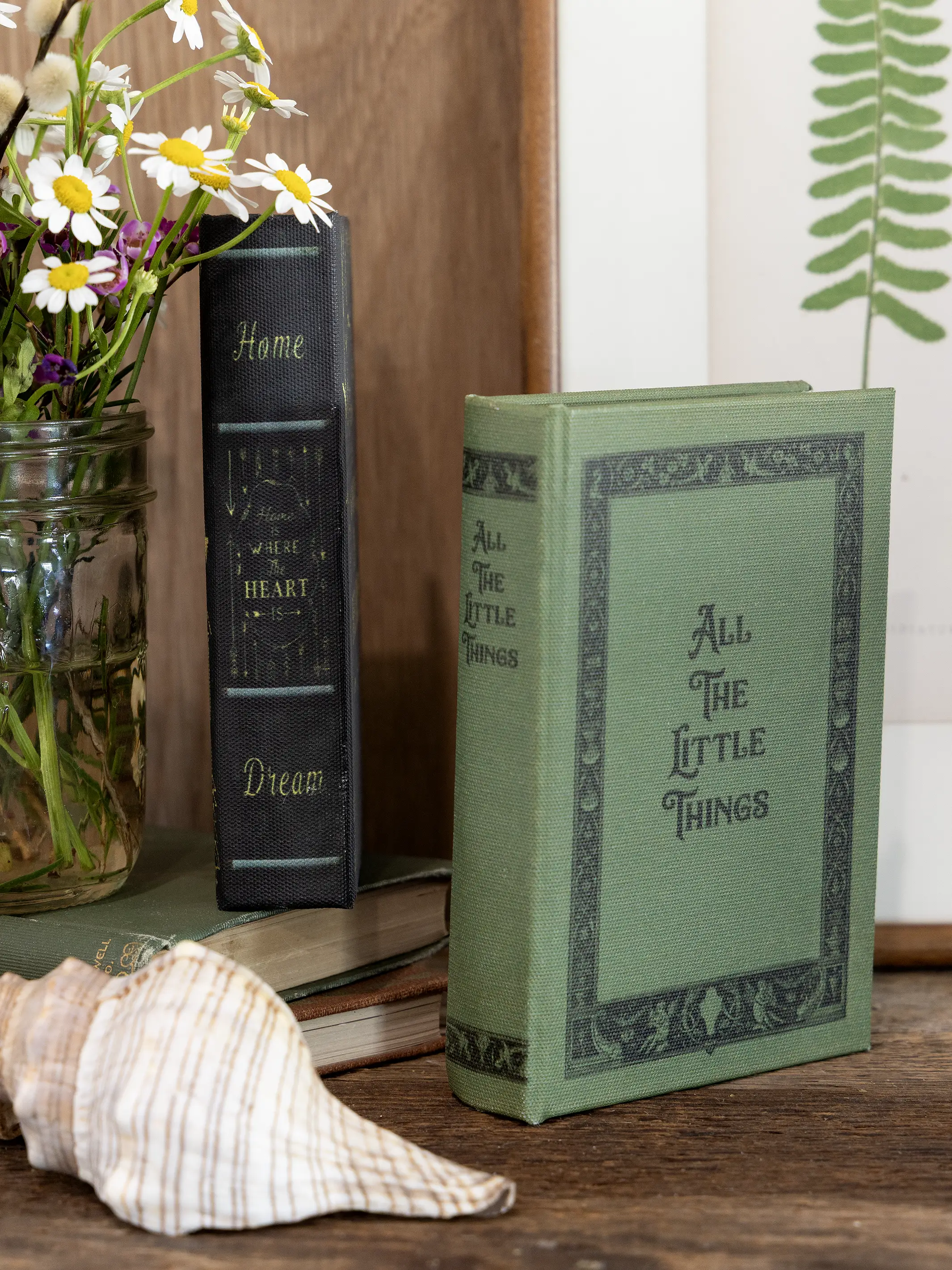 Canvas Book Boxes, Set of 2 - Image 3