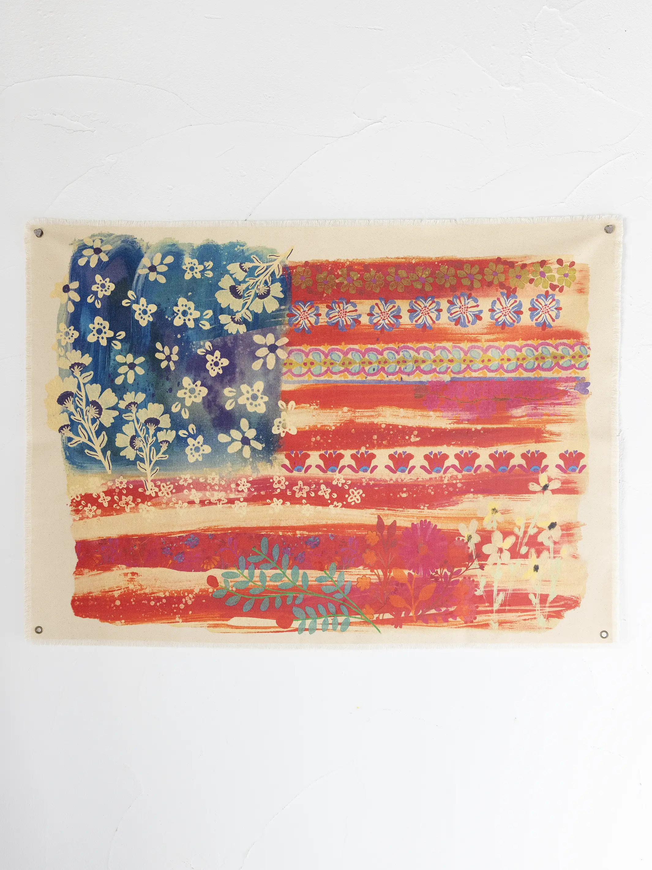 Canvas Tapestry Wall Hanging - American Flag - Image 2