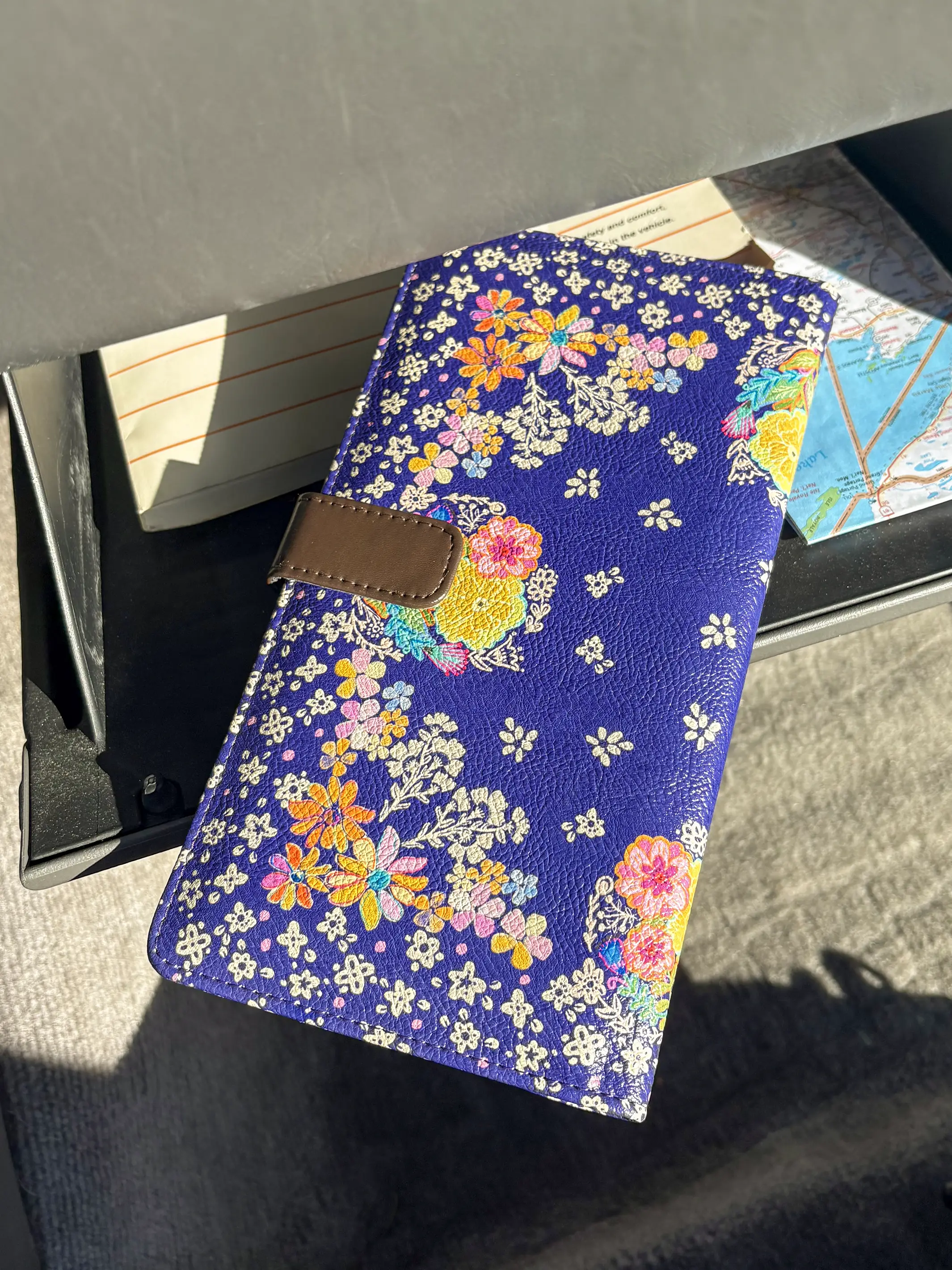 Car Document Holder - Tropic Bandana Navy - Image 3