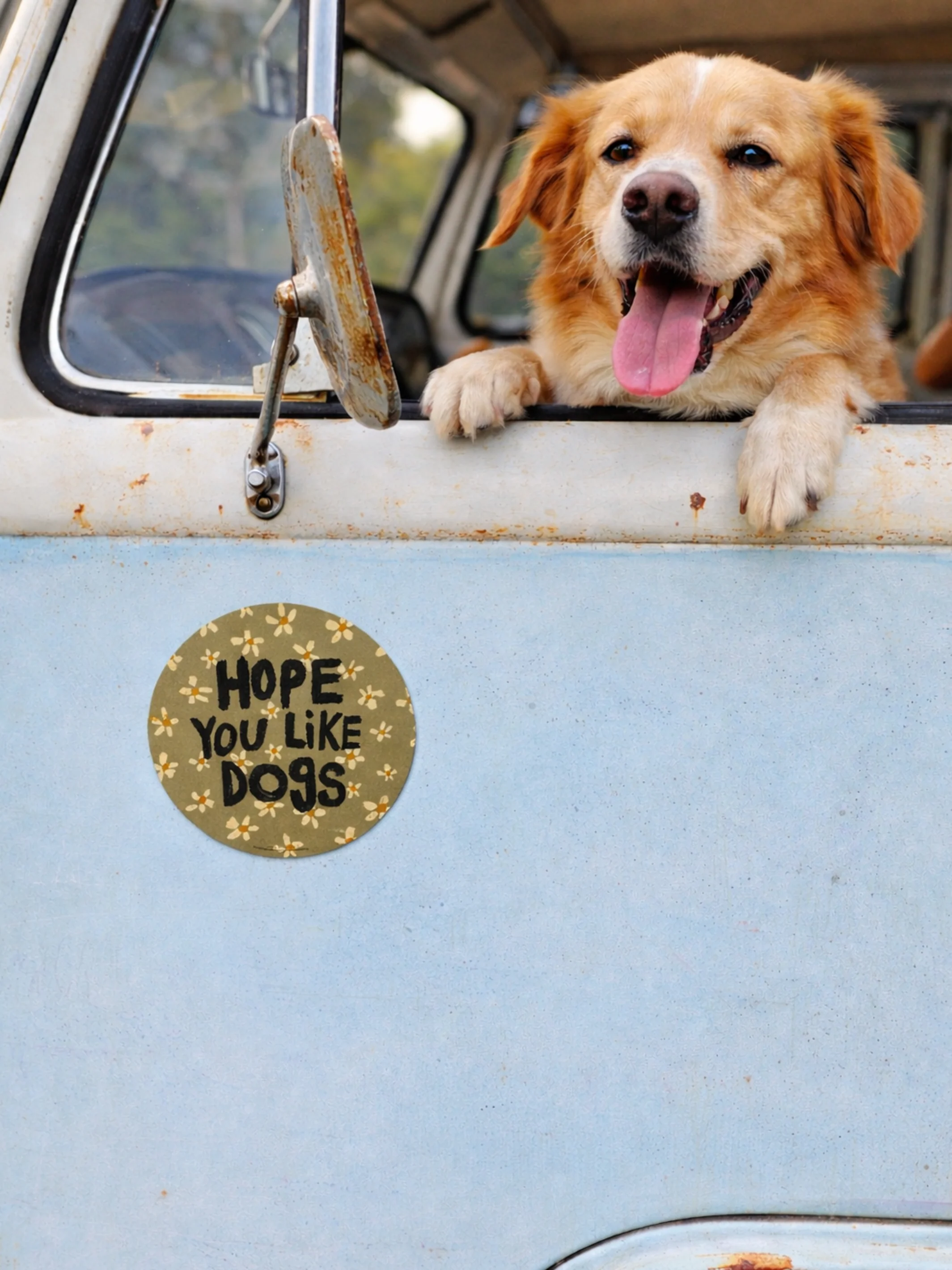 Car Magnet - Hope You Like Dogs - Image 2