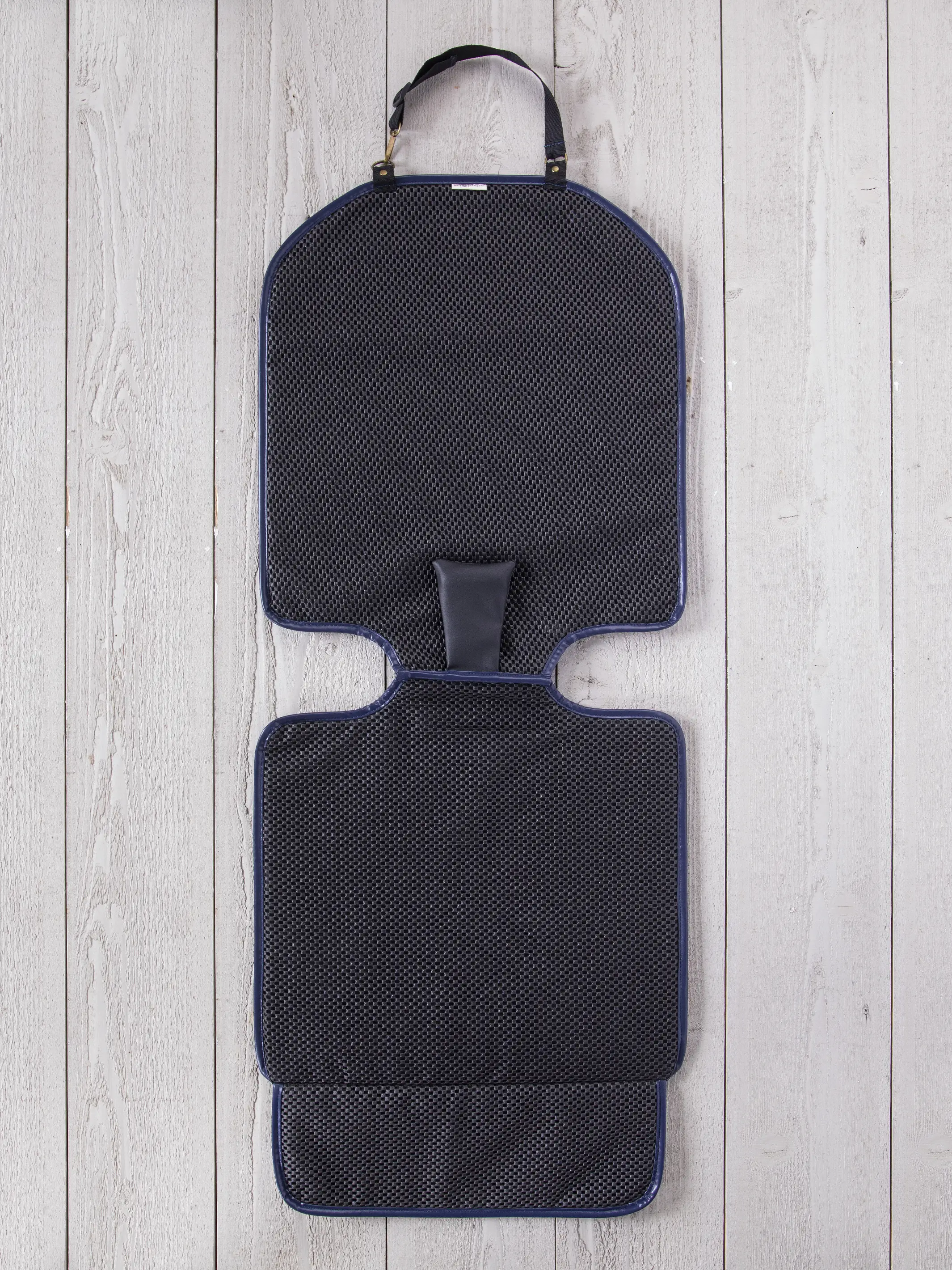 Car Seat Protector - Teal Navy Floral - Image 5