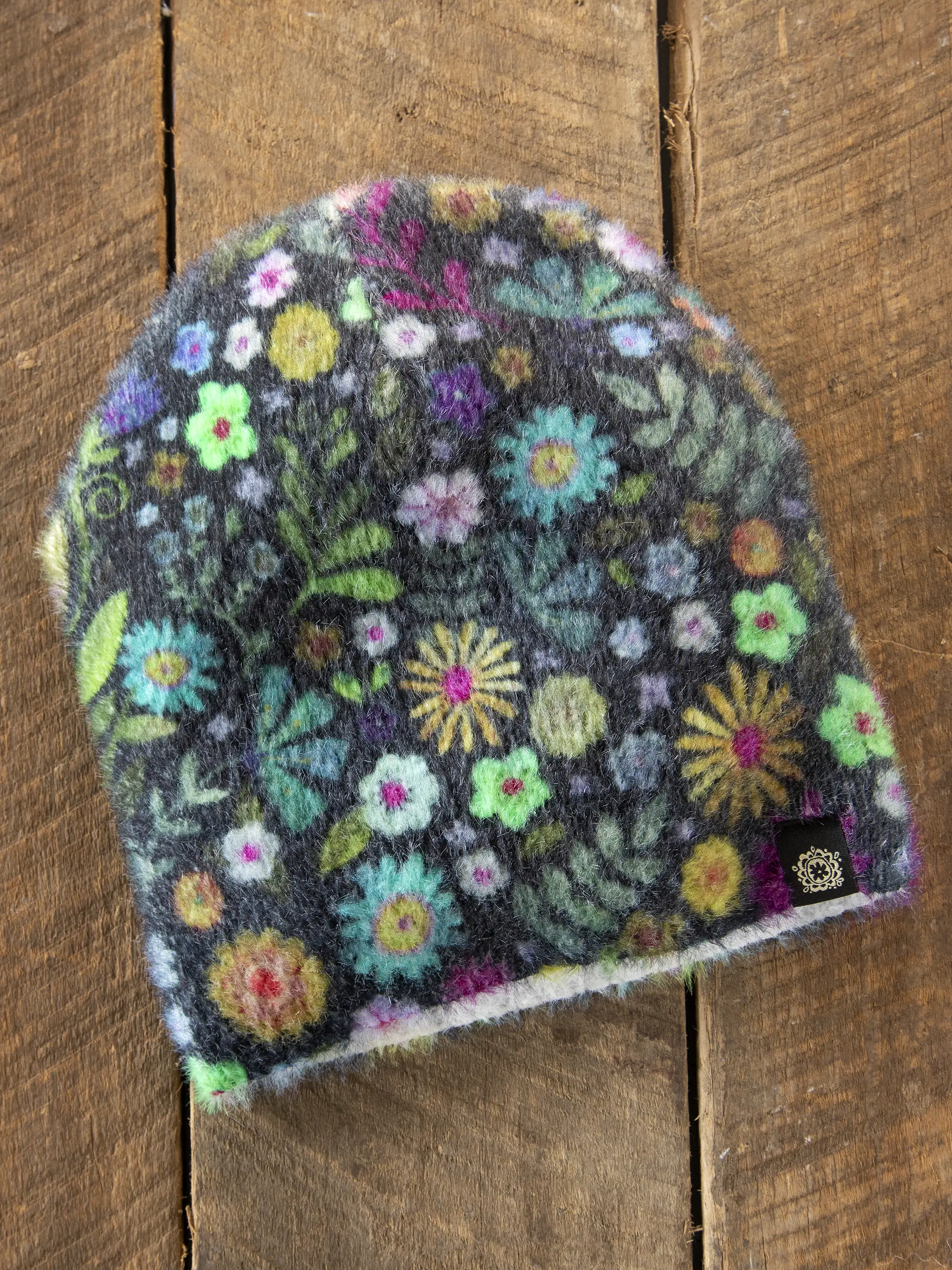 Cashmere-like Beanie - Dark Teal - Image 2