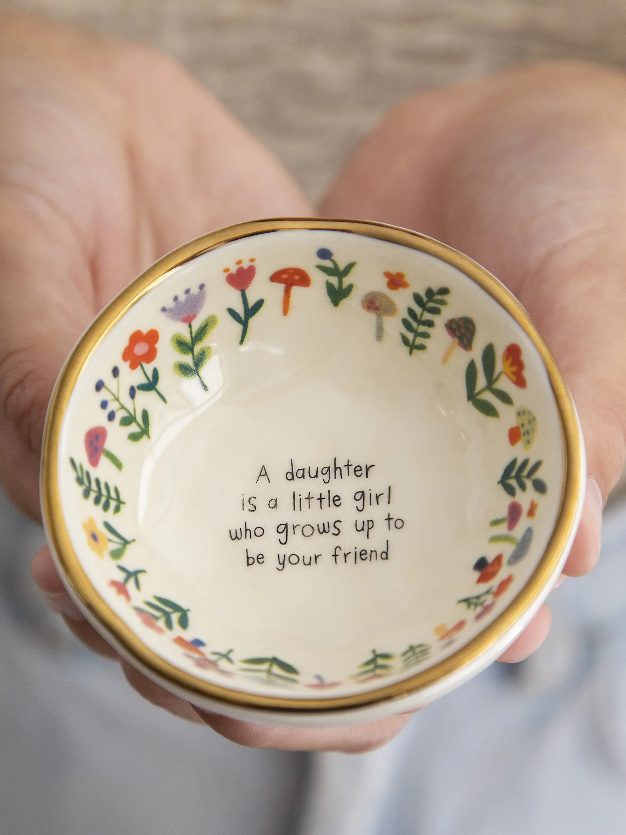 Ceramic Giving Trinket Bowl - Daughter Friend - Image 2