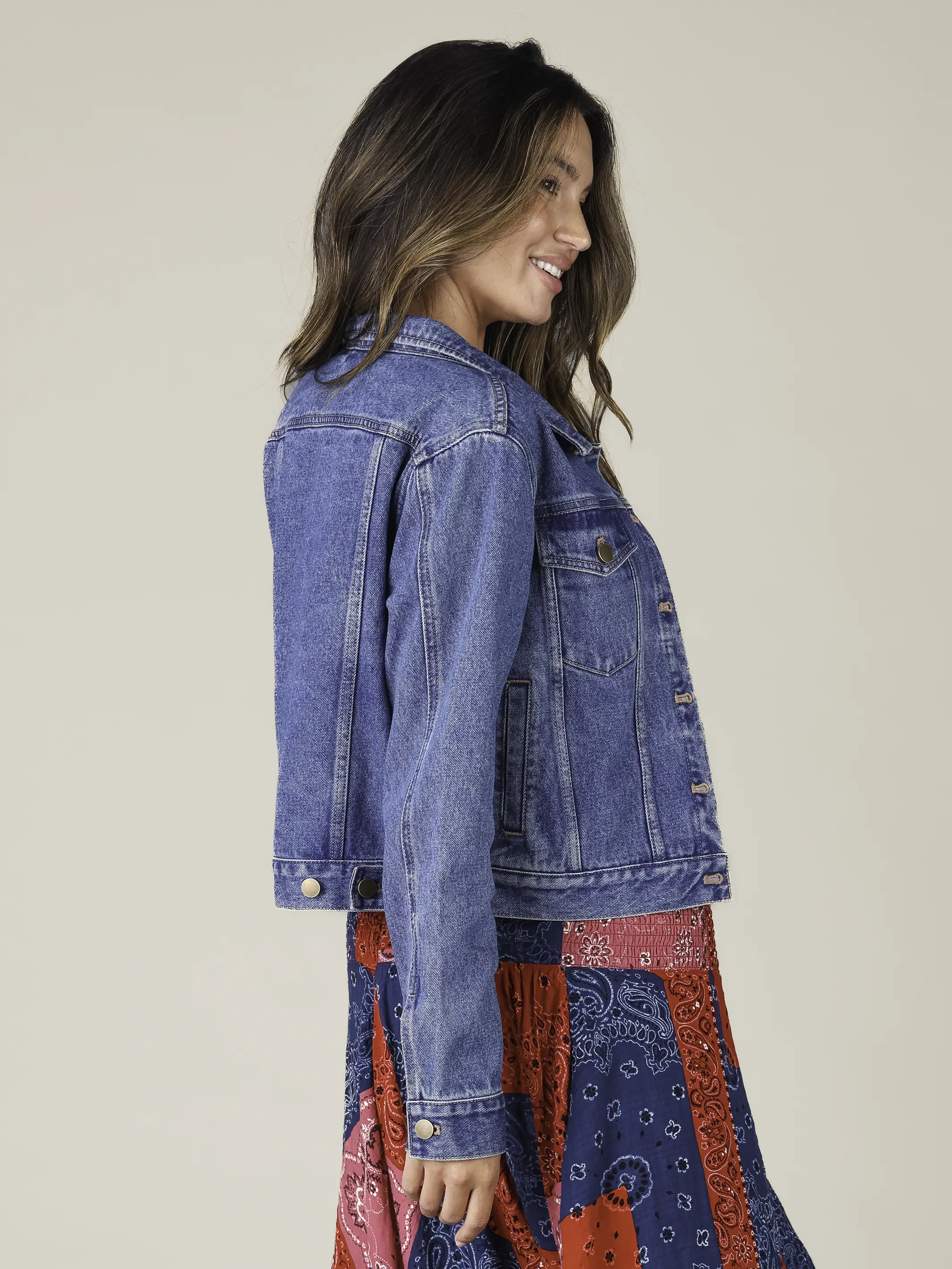 Classic Denim Jacket - Medium Wash - Image 2