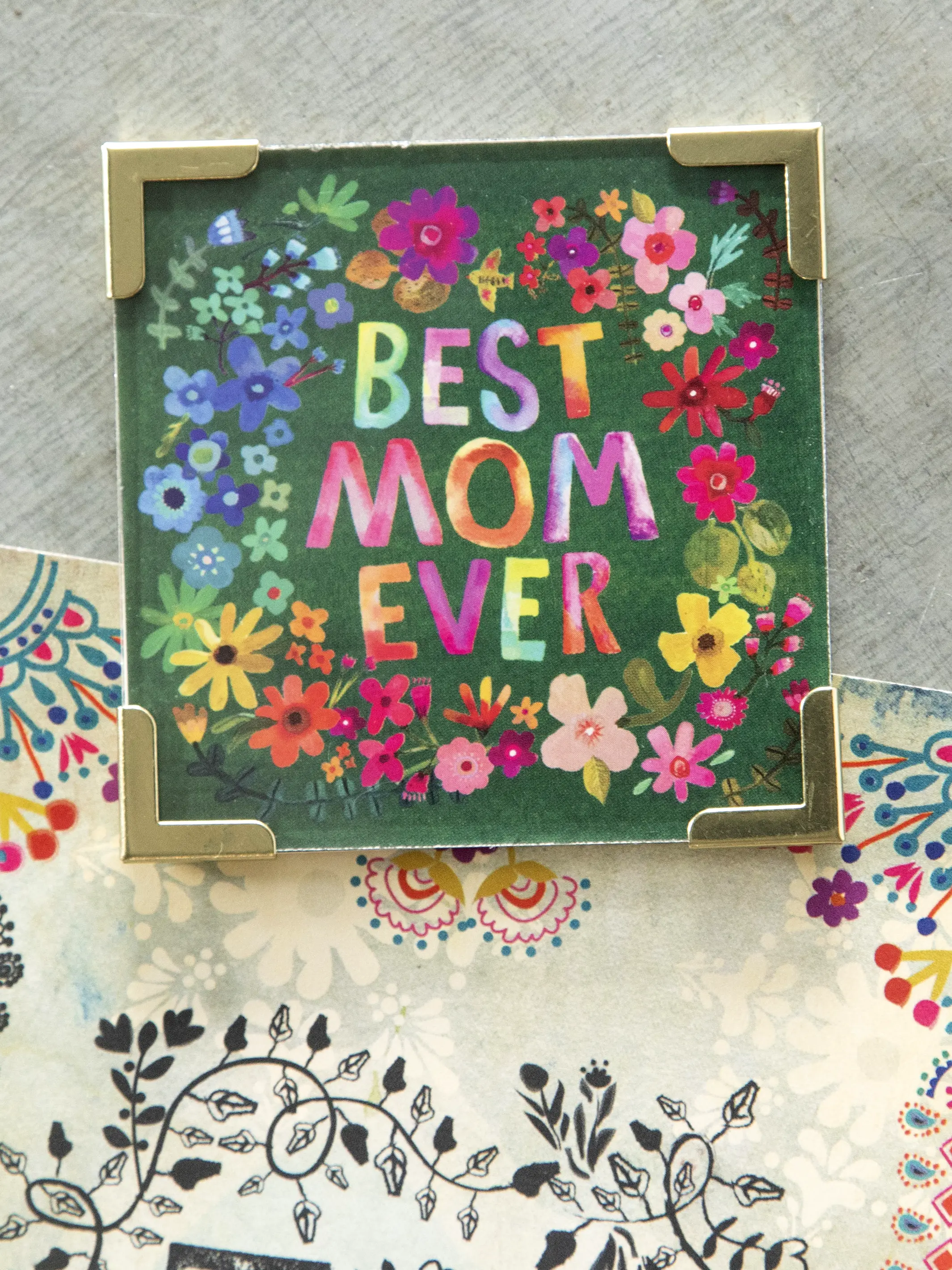 Corner Magnet Keepsake - Best Mom Ever - Image 2