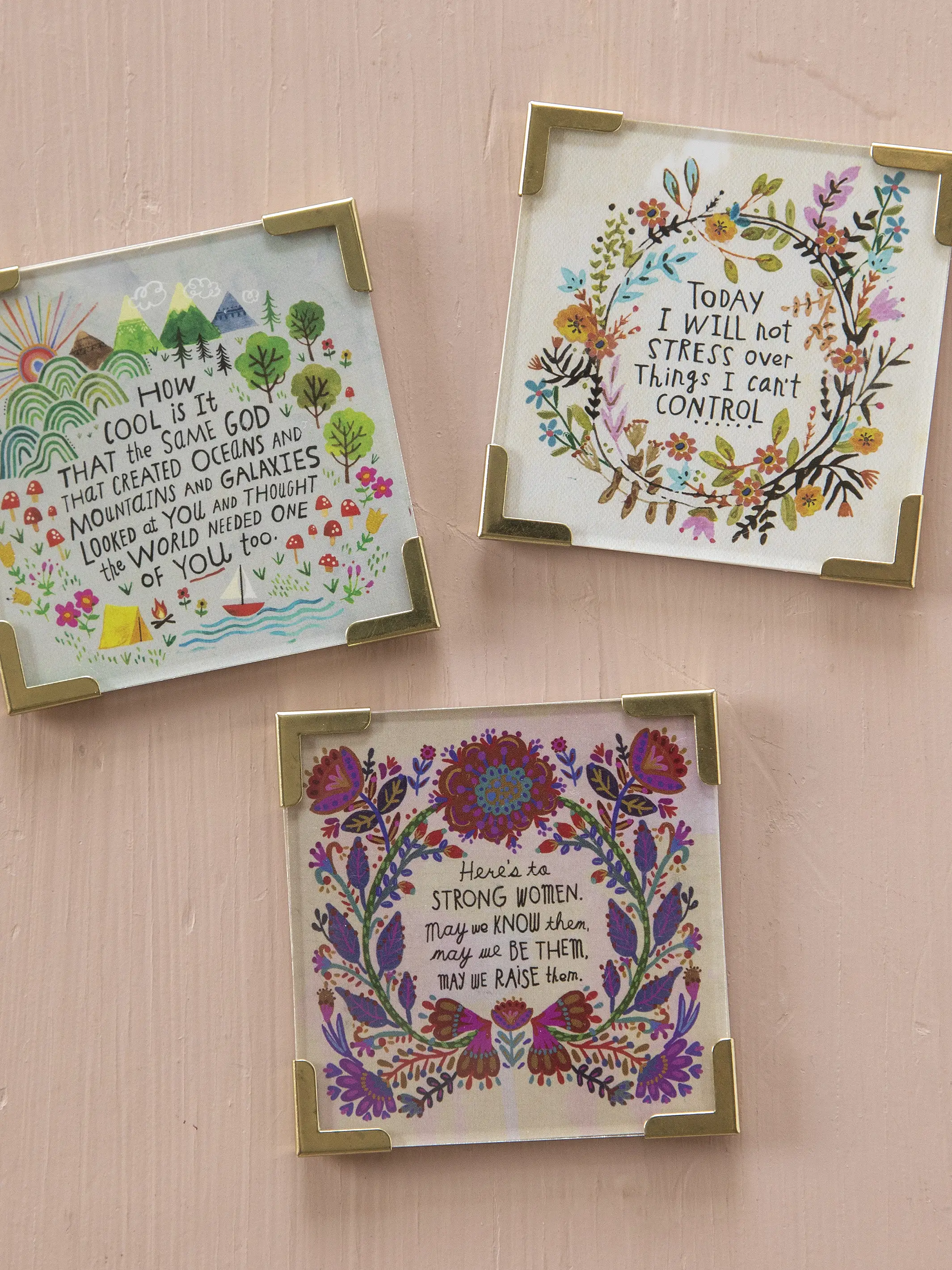 Corner Magnet Keepsake - Today I Will Not Stress - Image 4