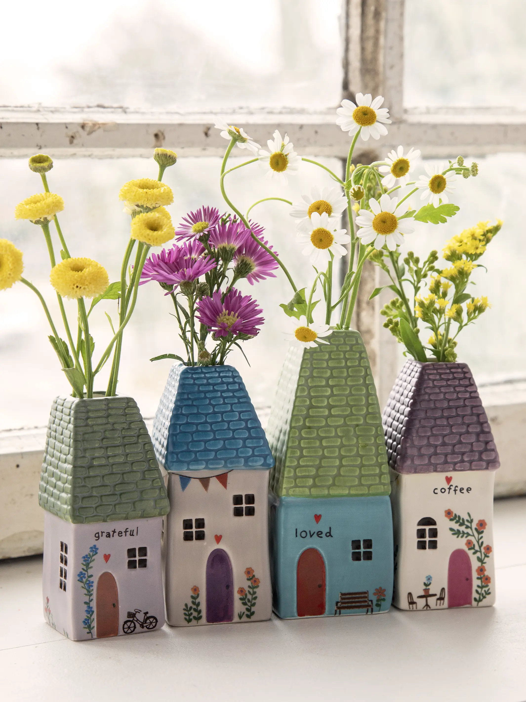 Cottage Bud Vase - Grateful - Image 3