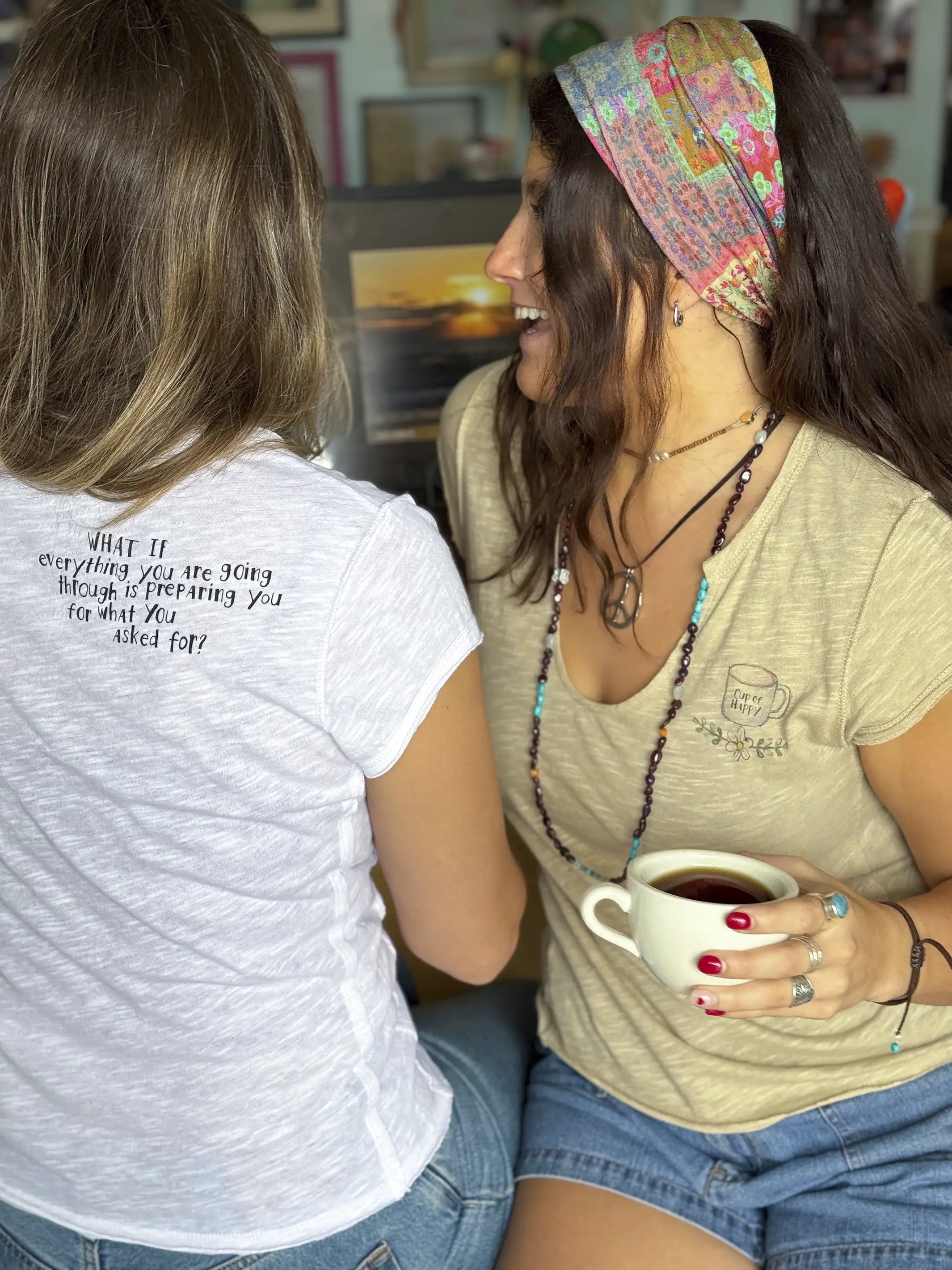 Cotton Coffee Shop Tee - Trust The Magic - Image 4