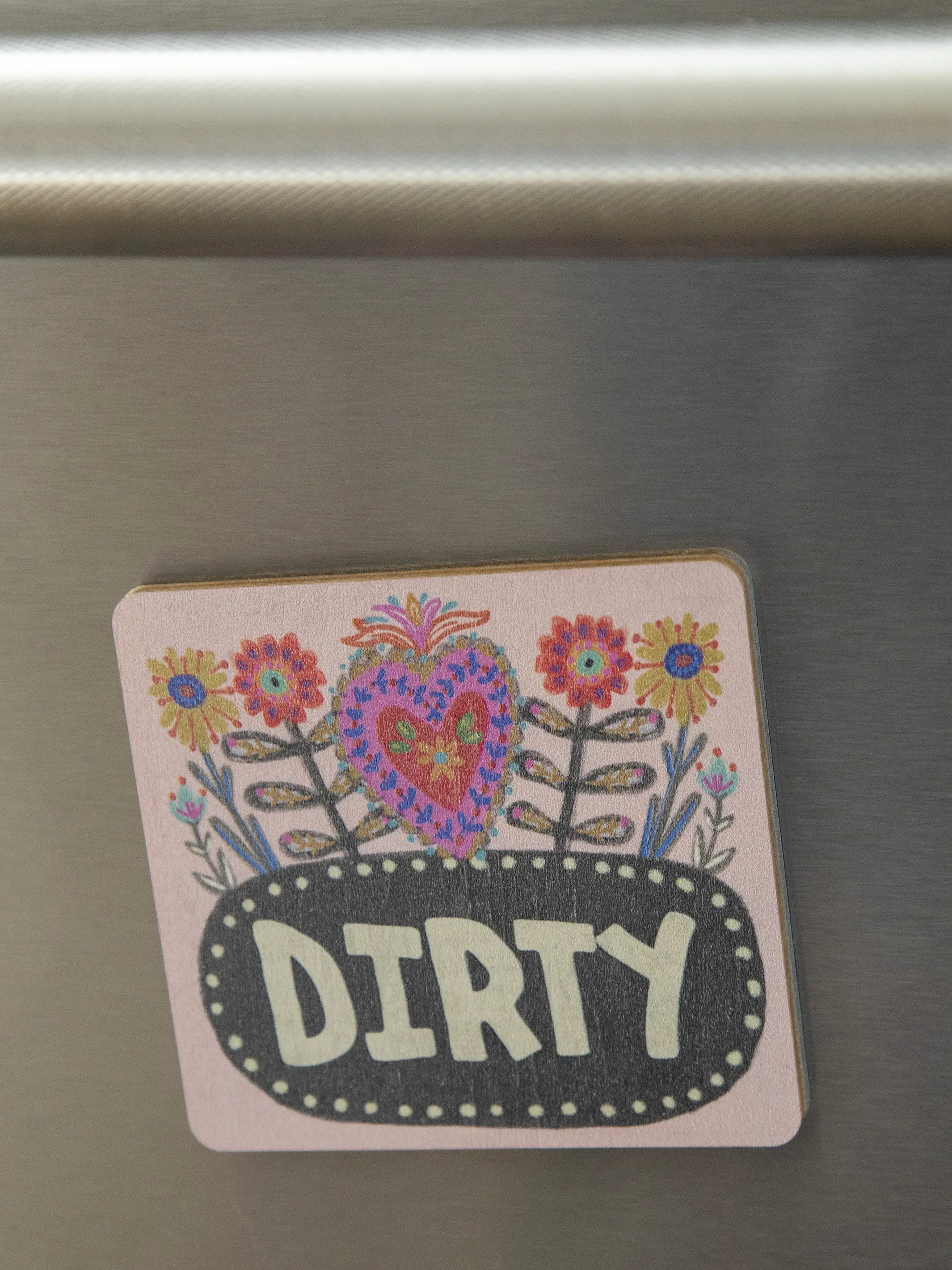 Double-sided Dishwasher Magnet - Heart - Image 3