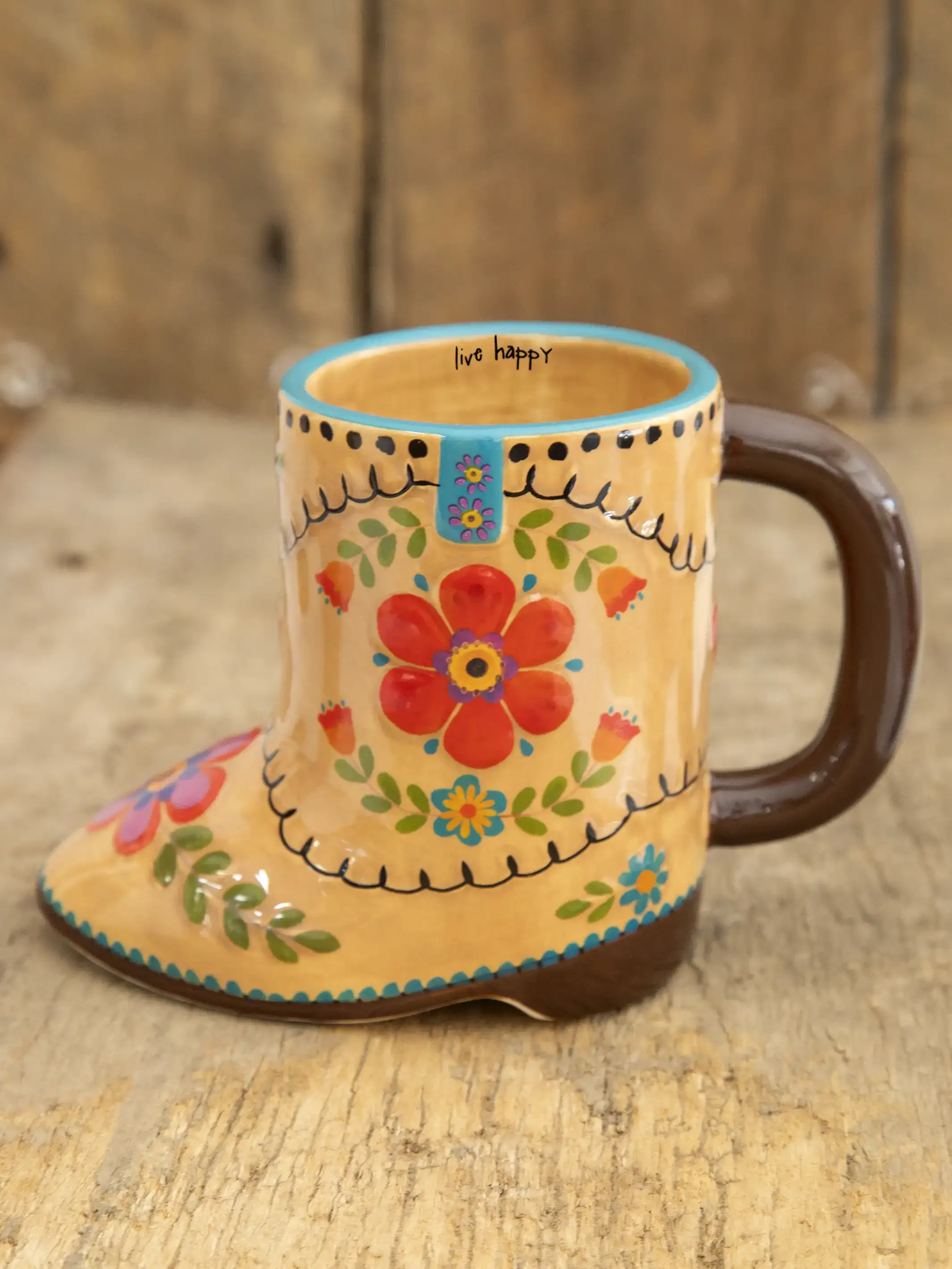Folk Art Coffee Mug - Betty the Boot - Image 2