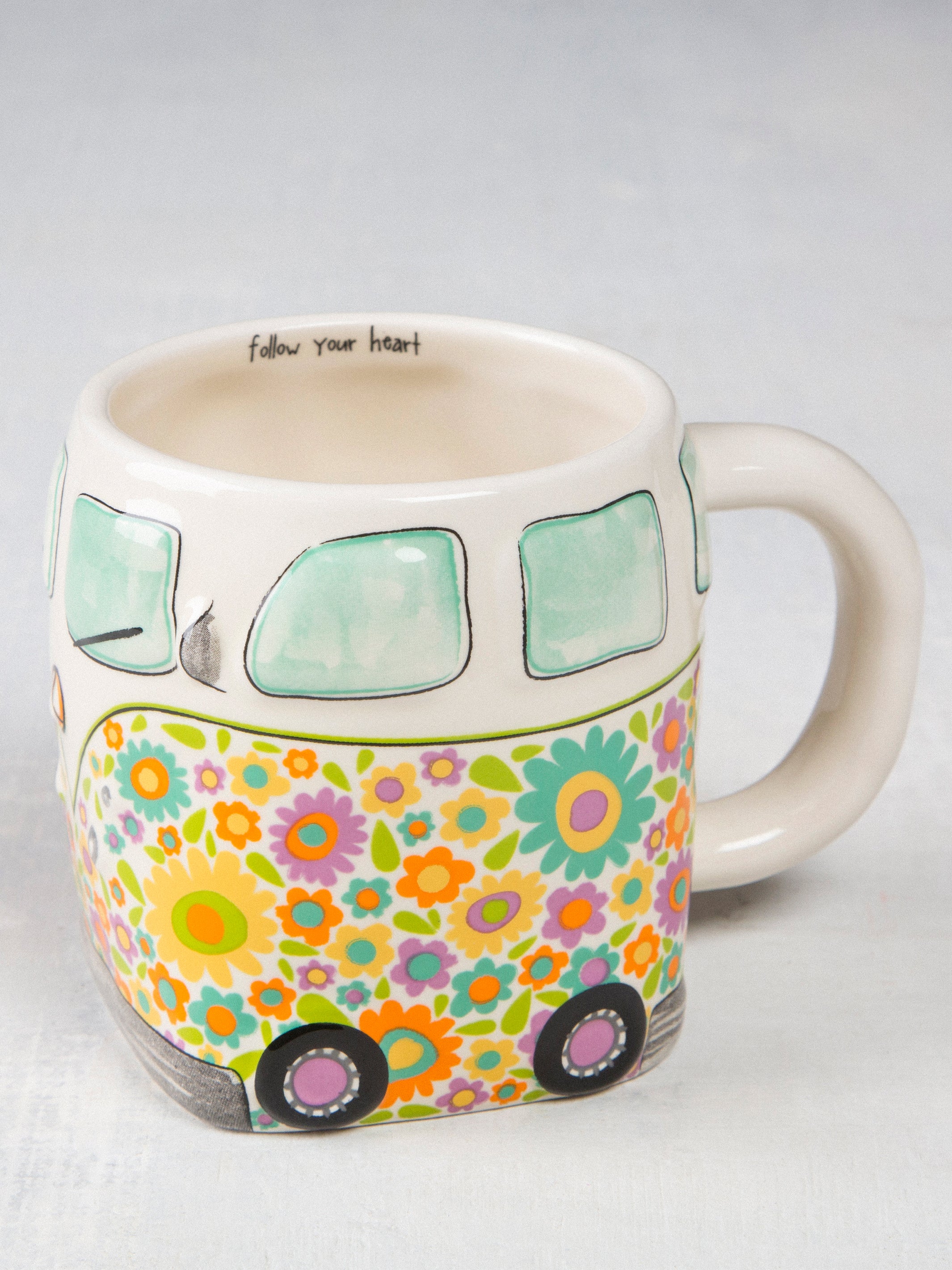 Folk Art Coffee Mug - Daisy The Van - Image 2