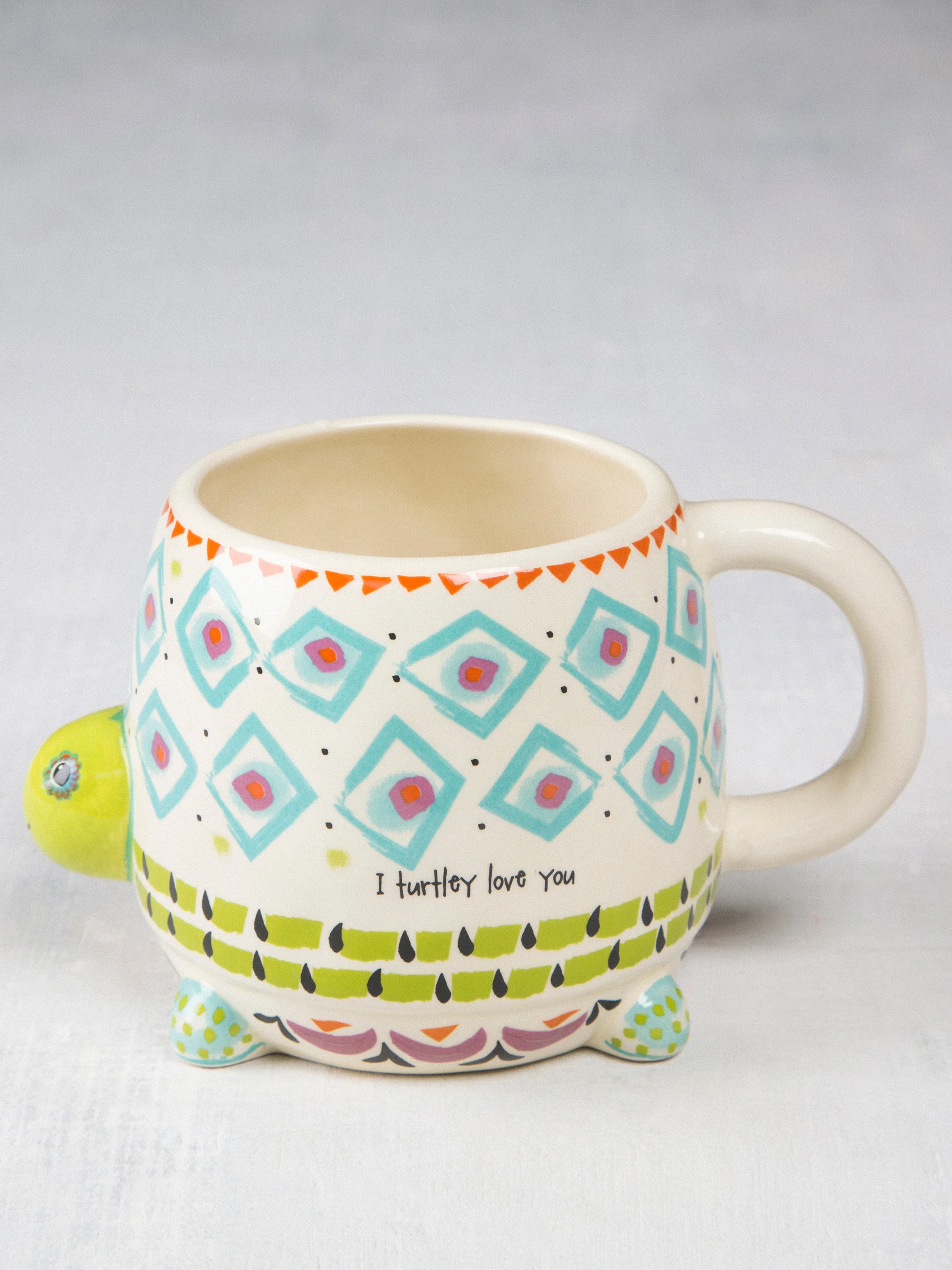 Folk Art Coffee Mug - Myrtle The Turtle - Image 2