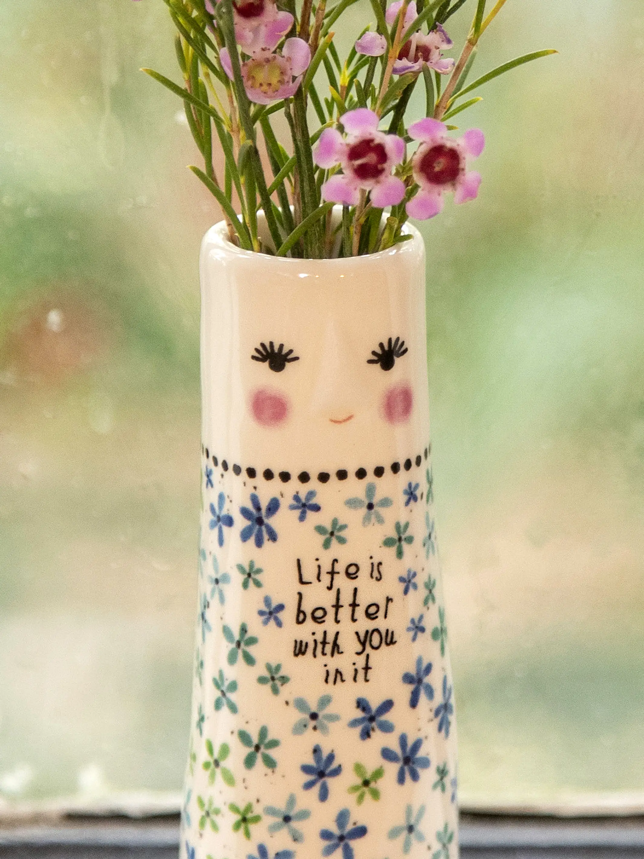 Folk Friend Bud Vase - Life Is Better - Image 2