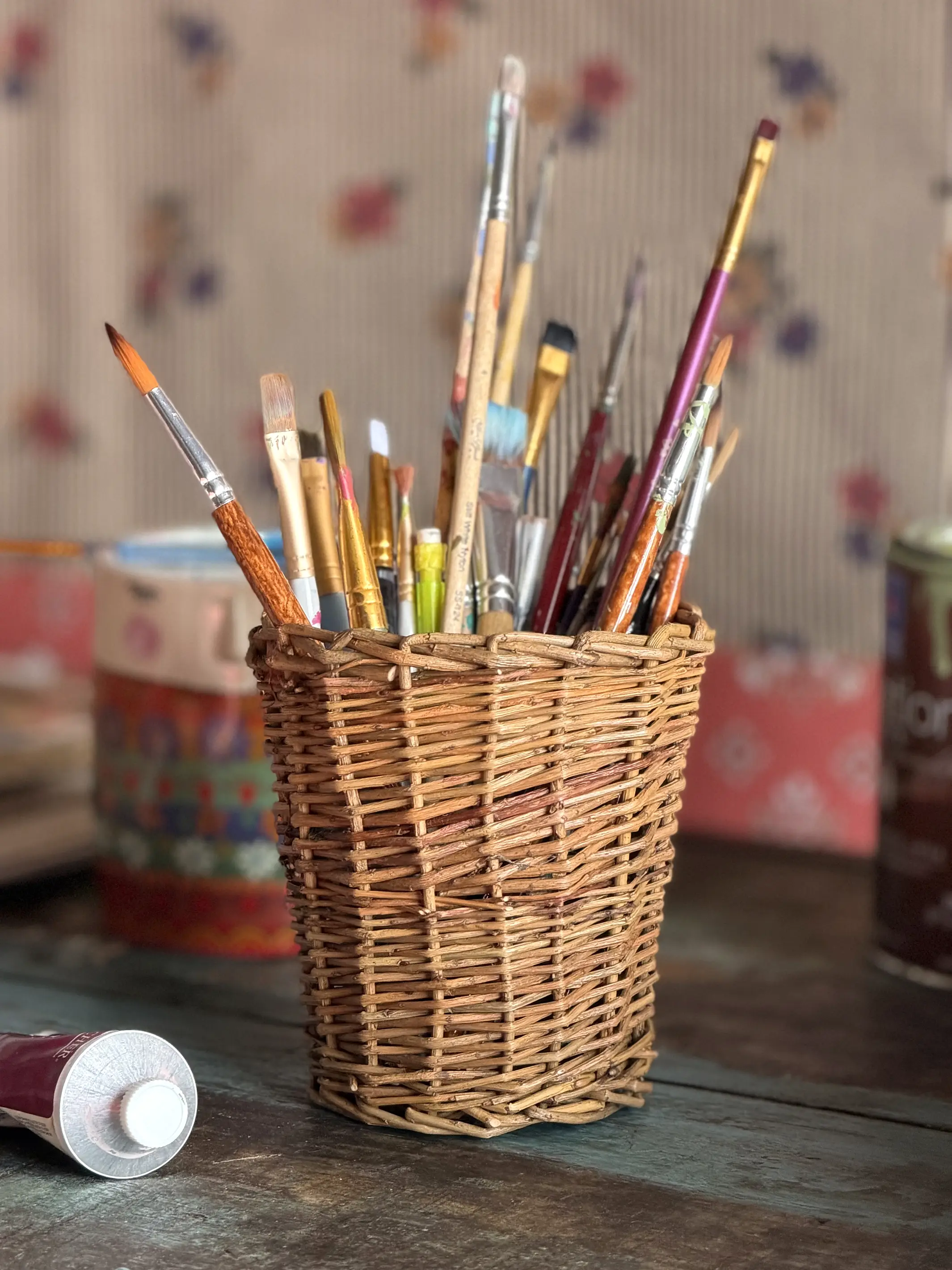French Wicker Candle - Chapel - Image 3