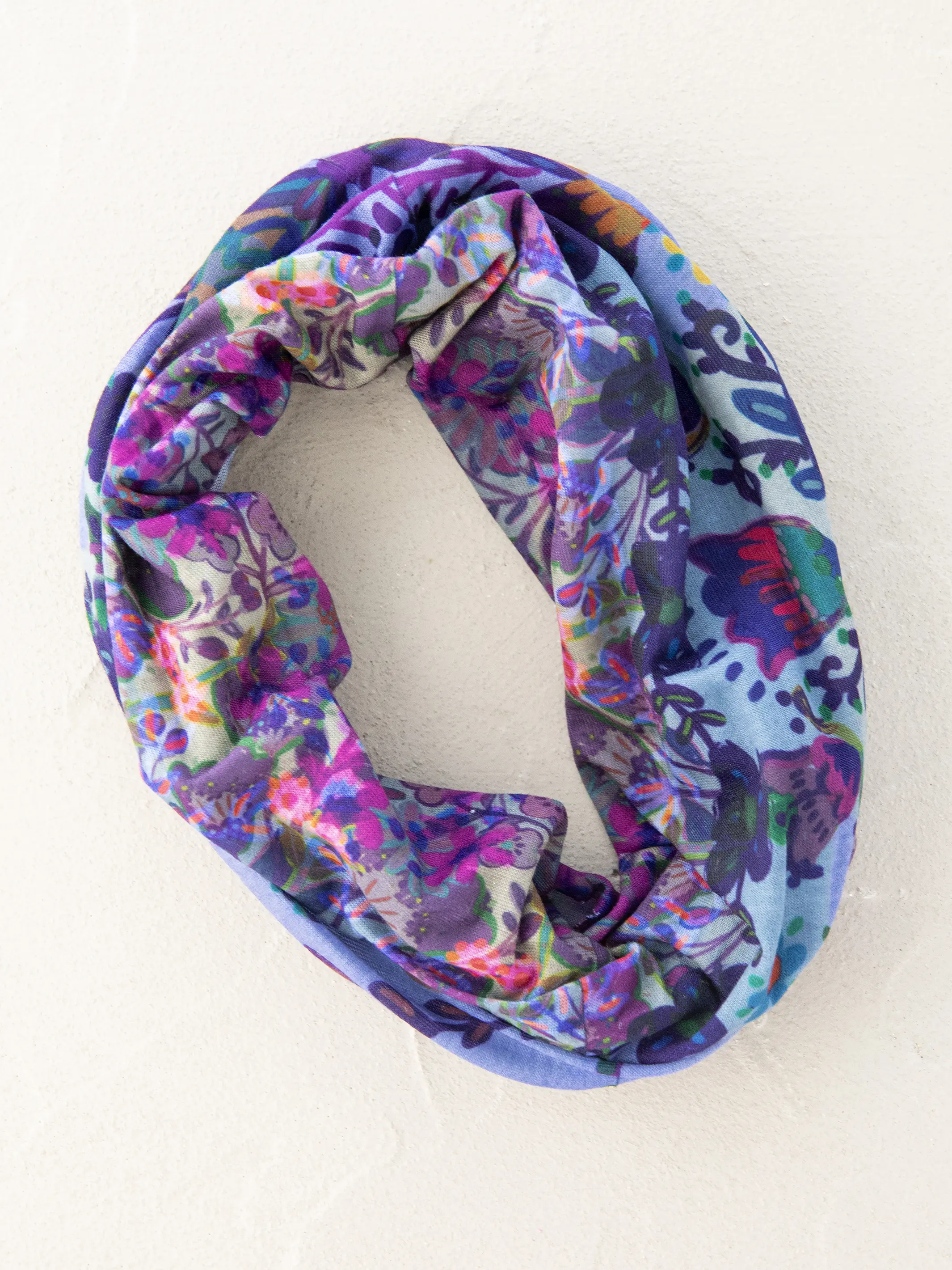 Full Boho Bandeau® Headband - Border Folk Garden - Image 5
