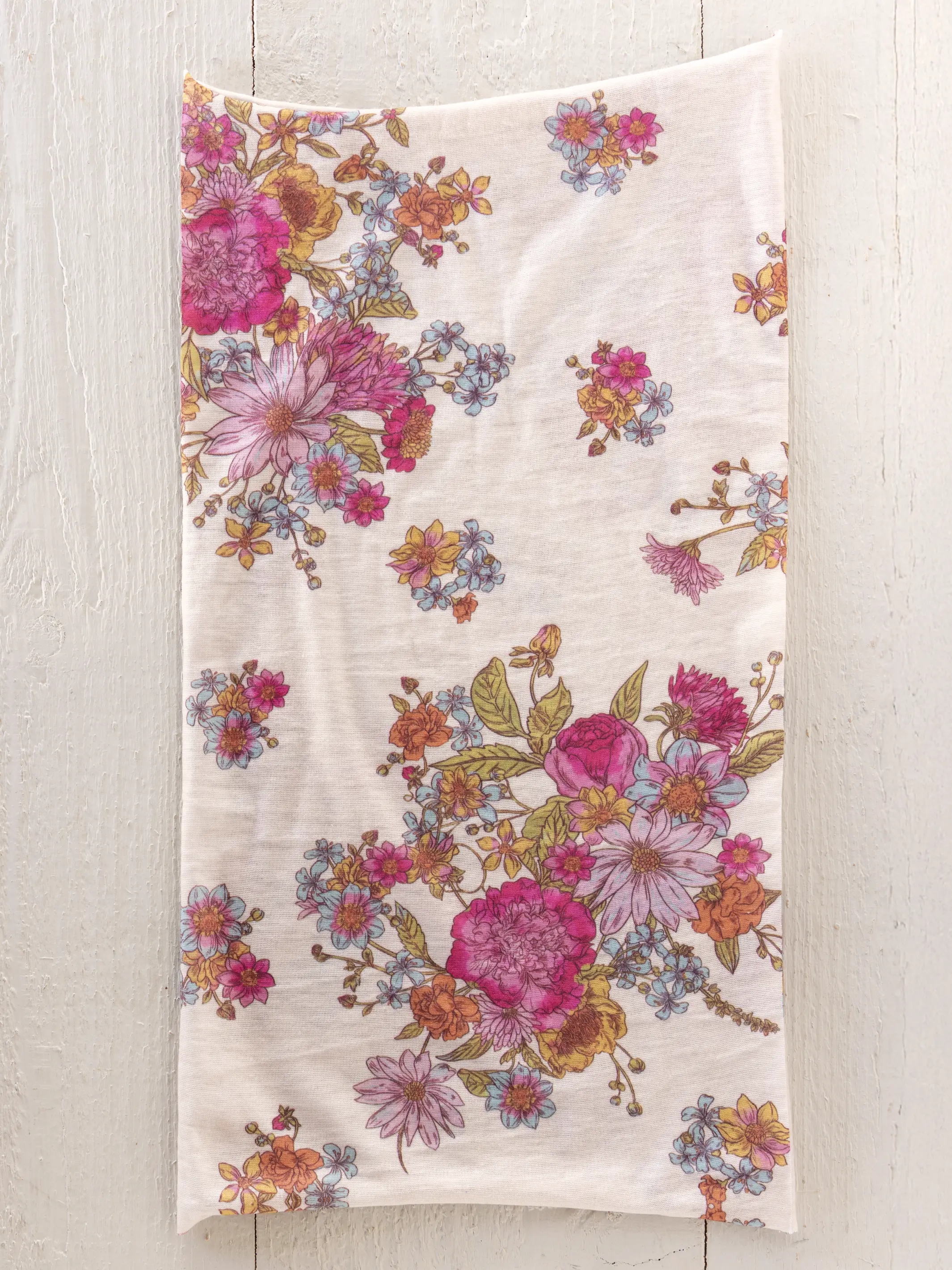 Full Boho Bandeau® Headband - English Garden Cream - Image 2