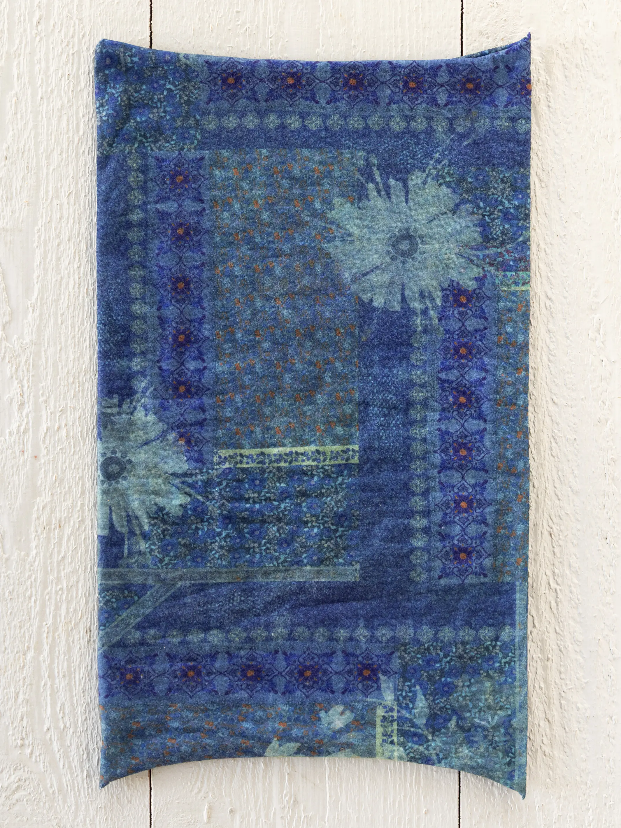 Full Boho Bandeau® Headband - Navy Patchwork - Image 2
