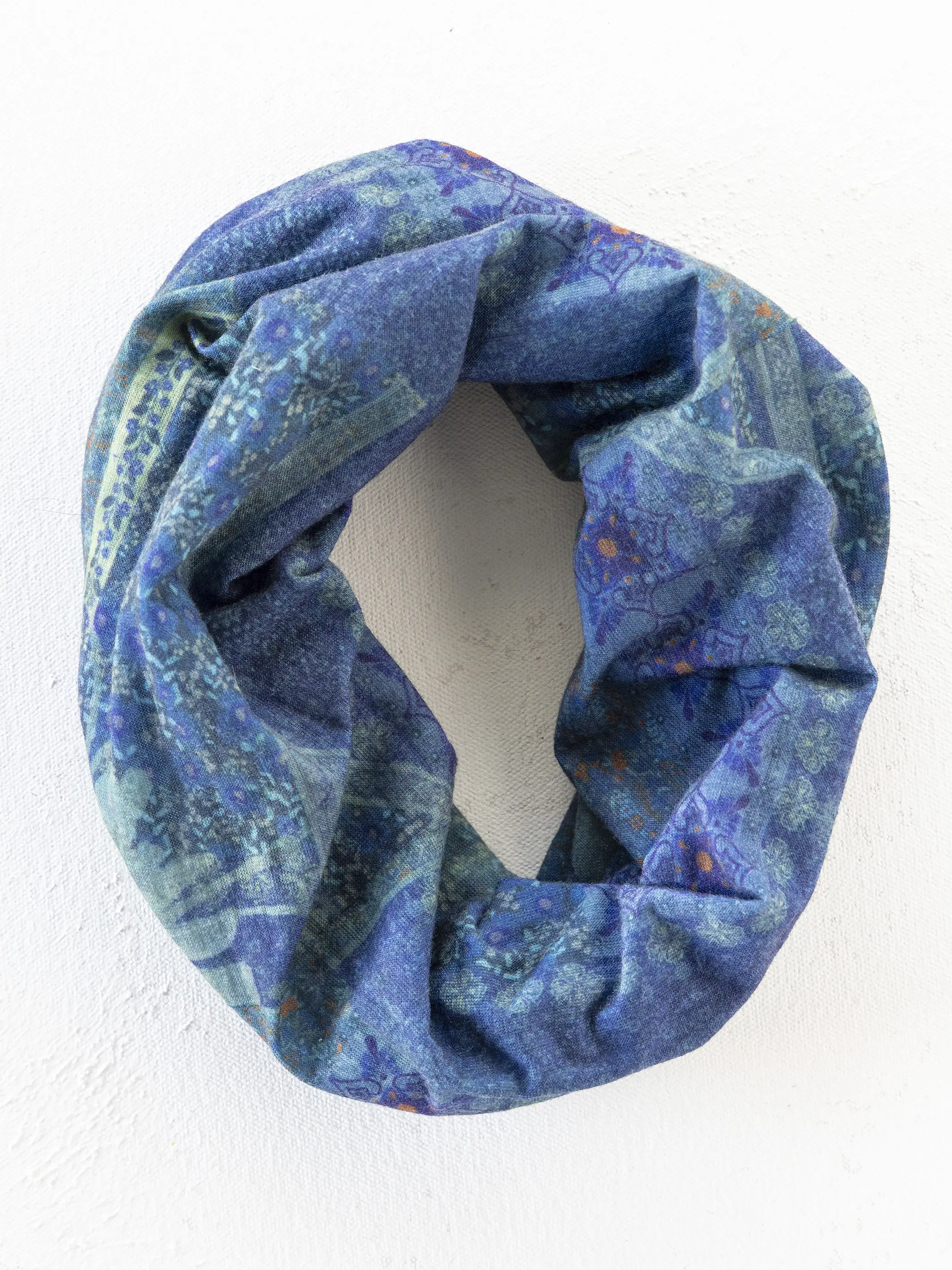 Full Boho Bandeau® Headband - Navy Patchwork - Image 3