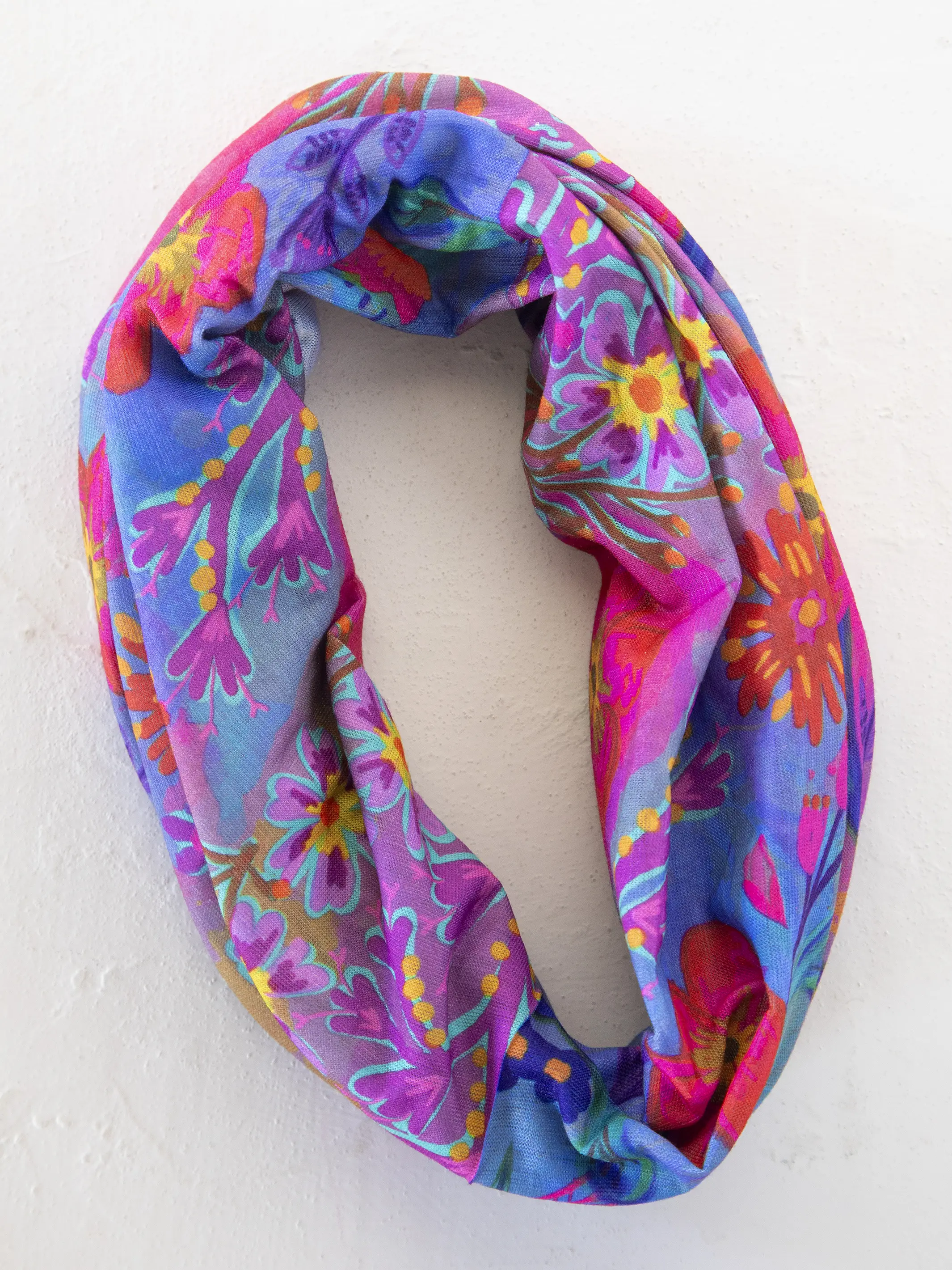 Full Boho Bandeau® Headband - Neon Floral - Image 4