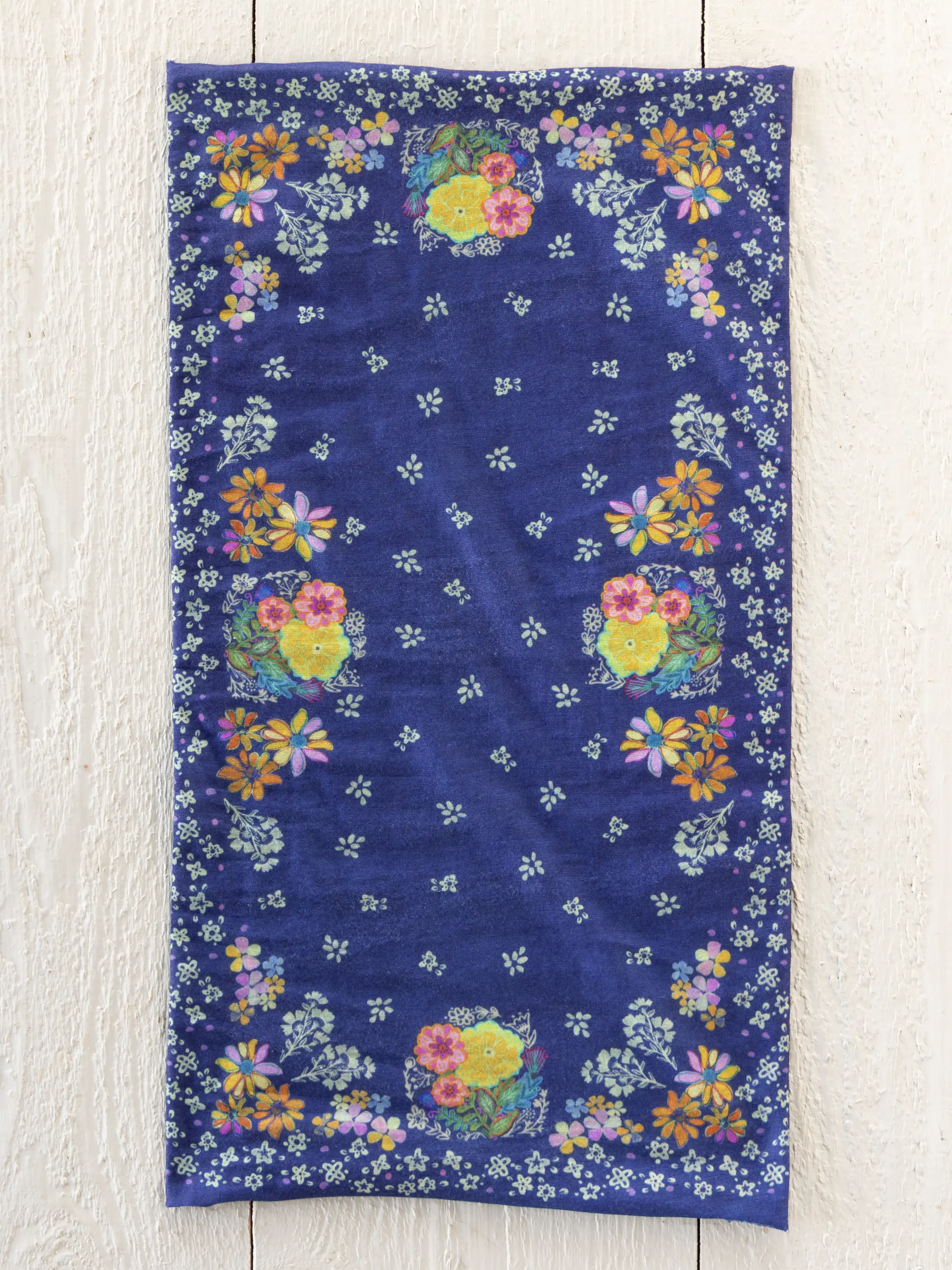 Full Boho Bandeau® Headband - Tropic Bandana Navy - Image 2