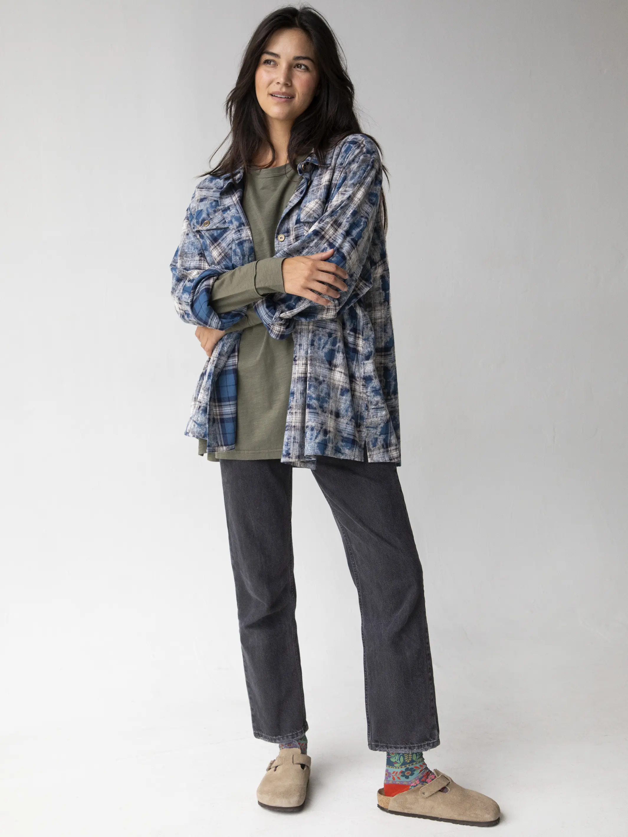Hang Around Cotton Tunic - Dark Olive - Image 4