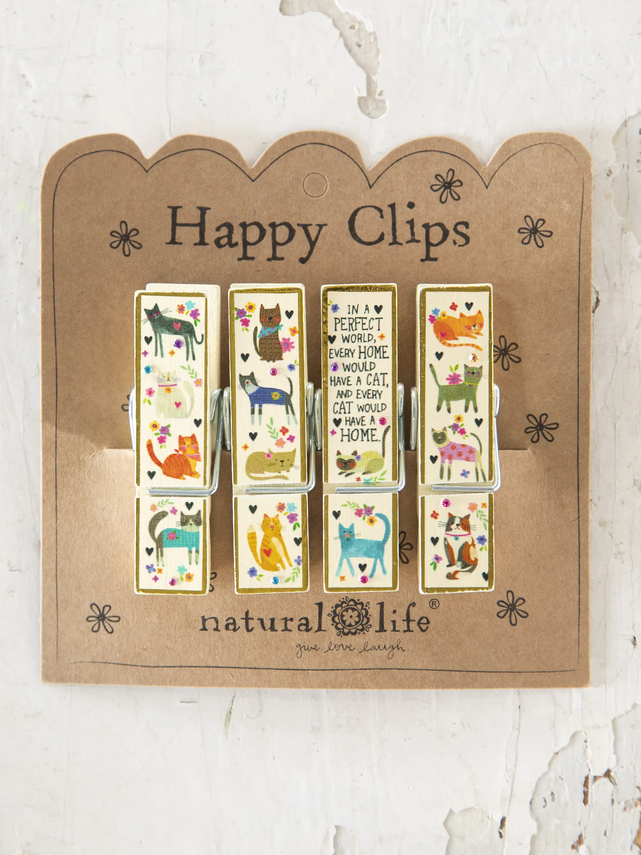 Happy Clips, Set of 4 - Every Cat Has A Home - Image 2