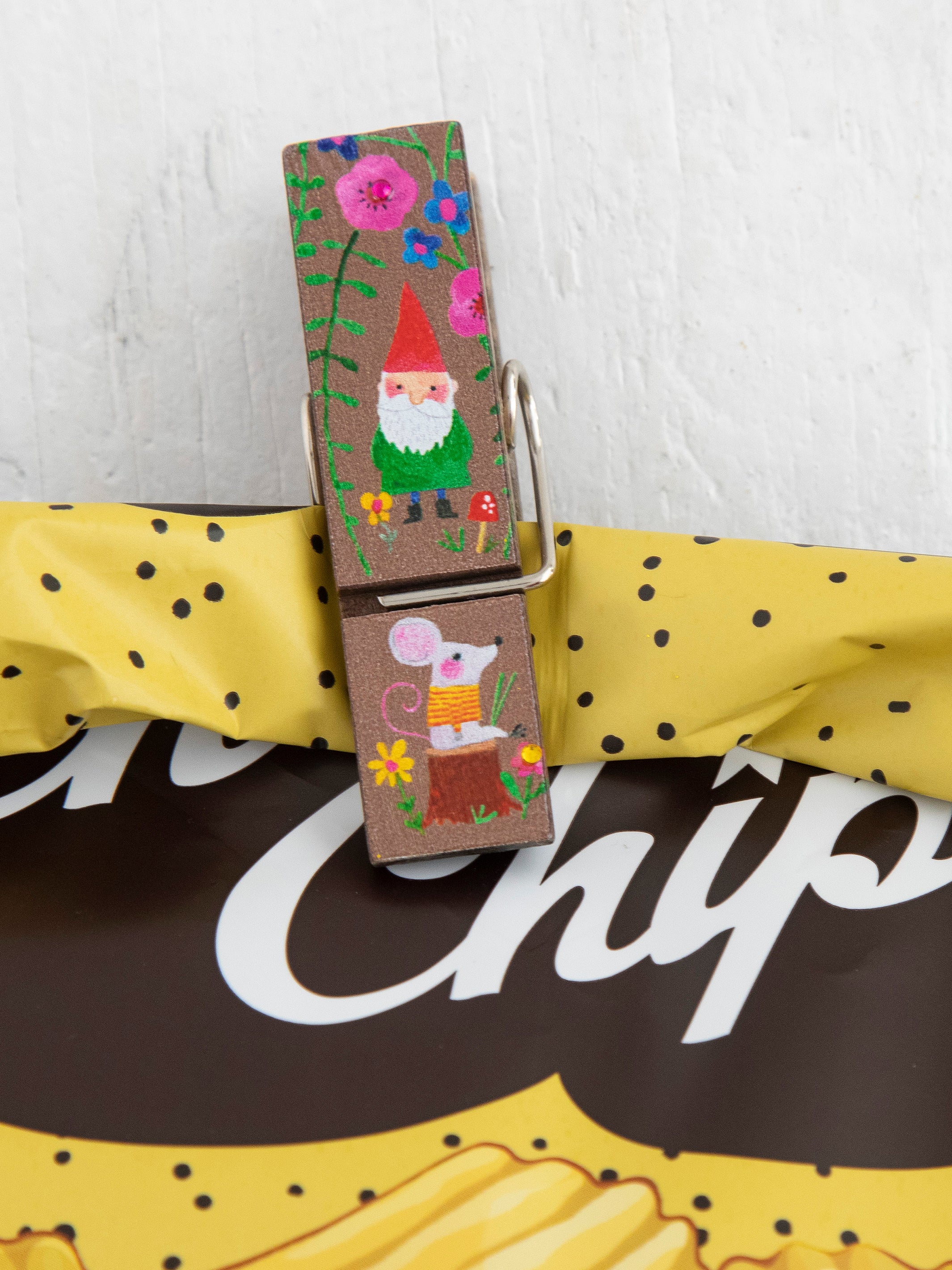 Happy Clips, Set of 4 - Gnome Sweet Gnome - Image 2