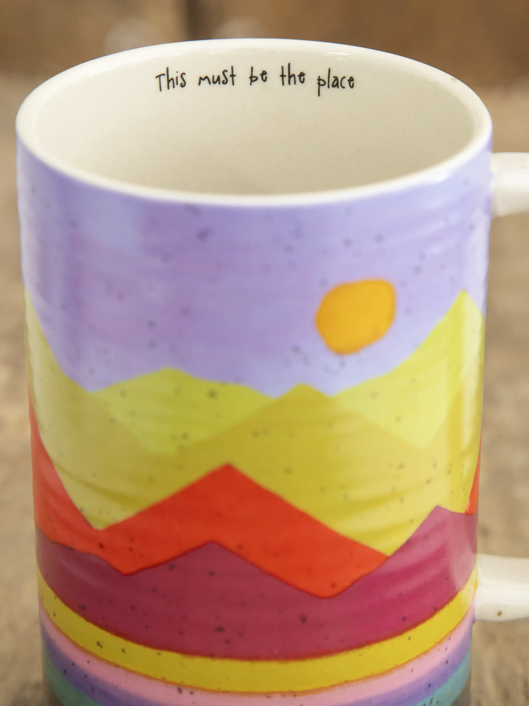 Latte Mug - Mountain Range - Image 2