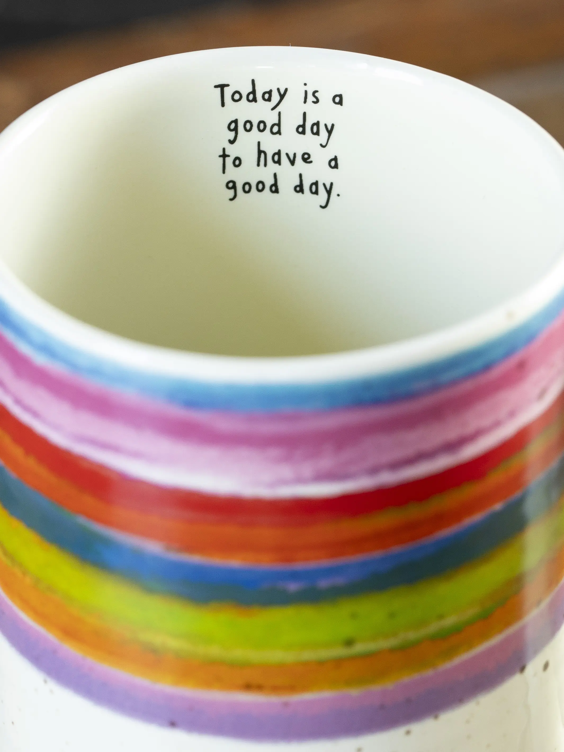 Latte Mug - Rainbow - Image 2