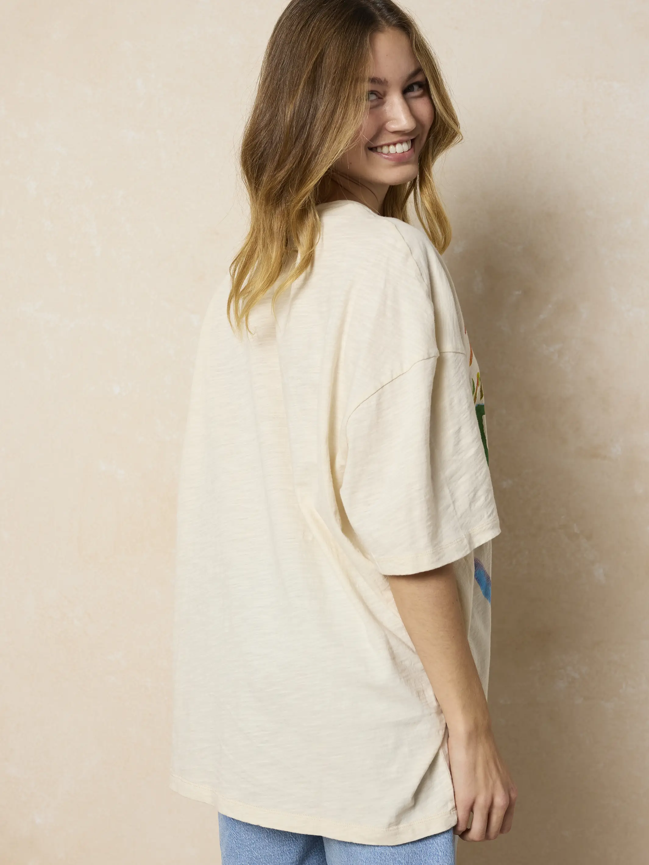 Life Is A Canvas Cotton Tee - Hope Something Good Happens - Image 4