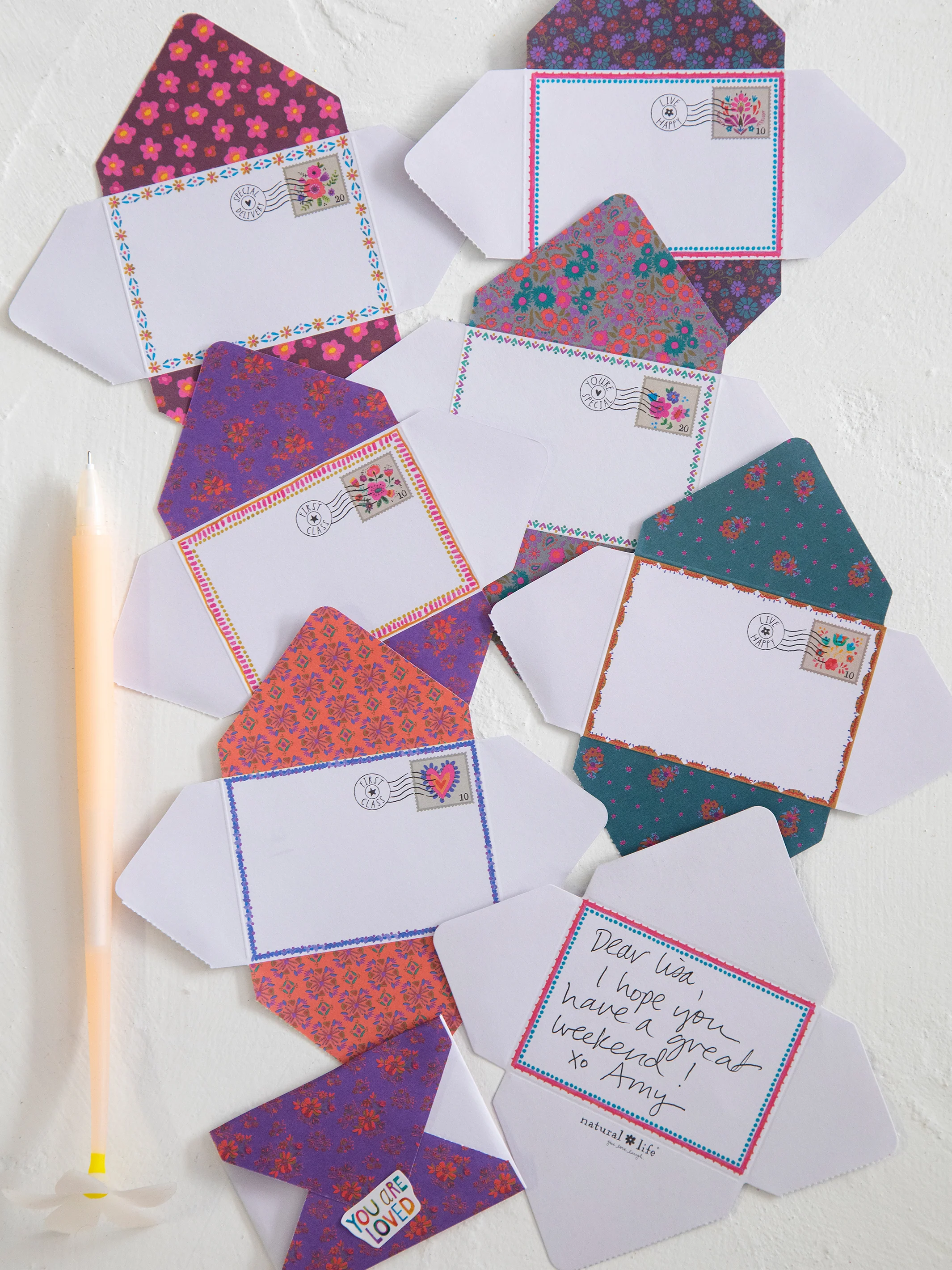 Little Envelope Letters - Floral - Image 3