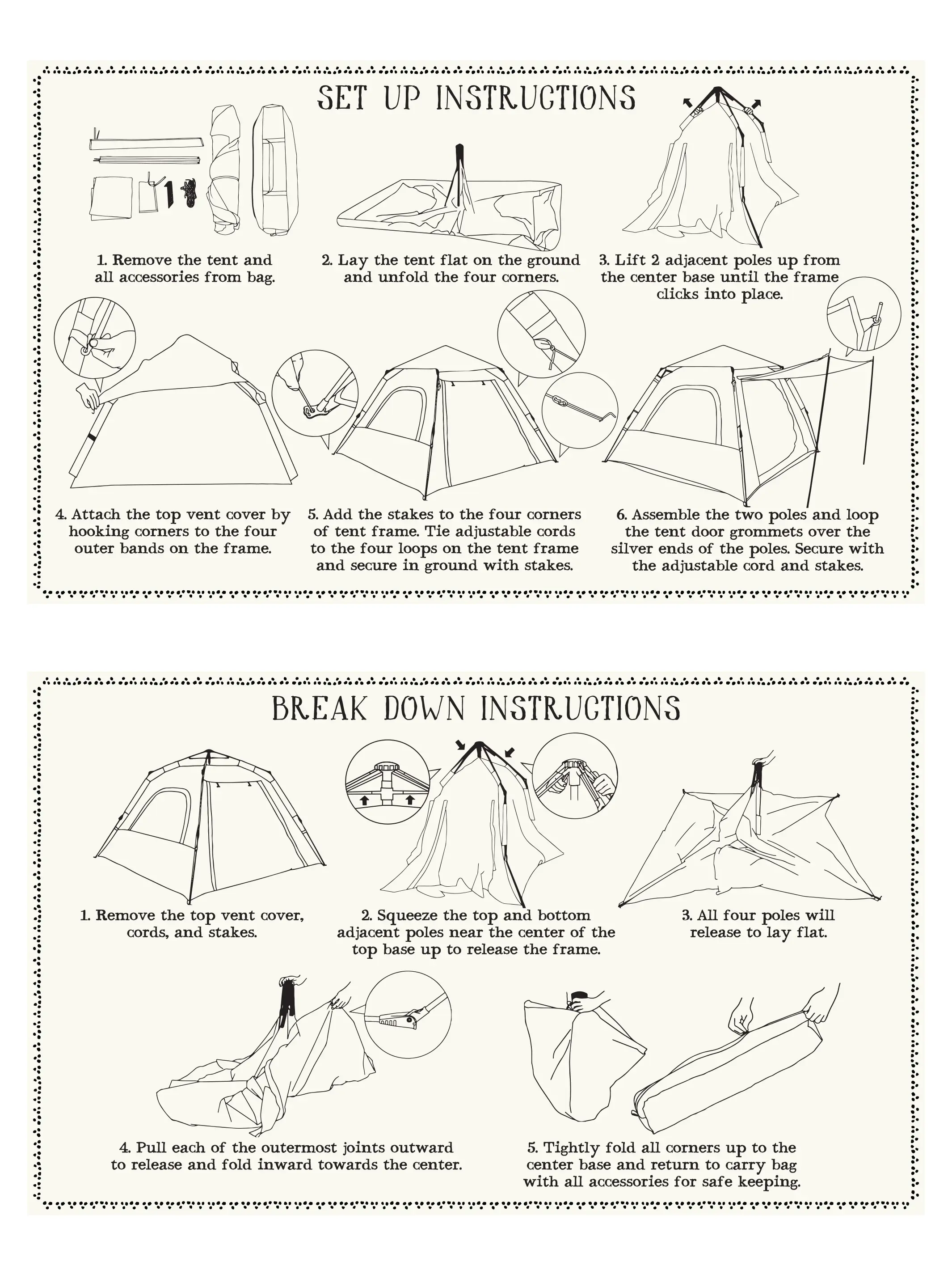 Live Happy Camping Tent - Wanderlust - Image 7