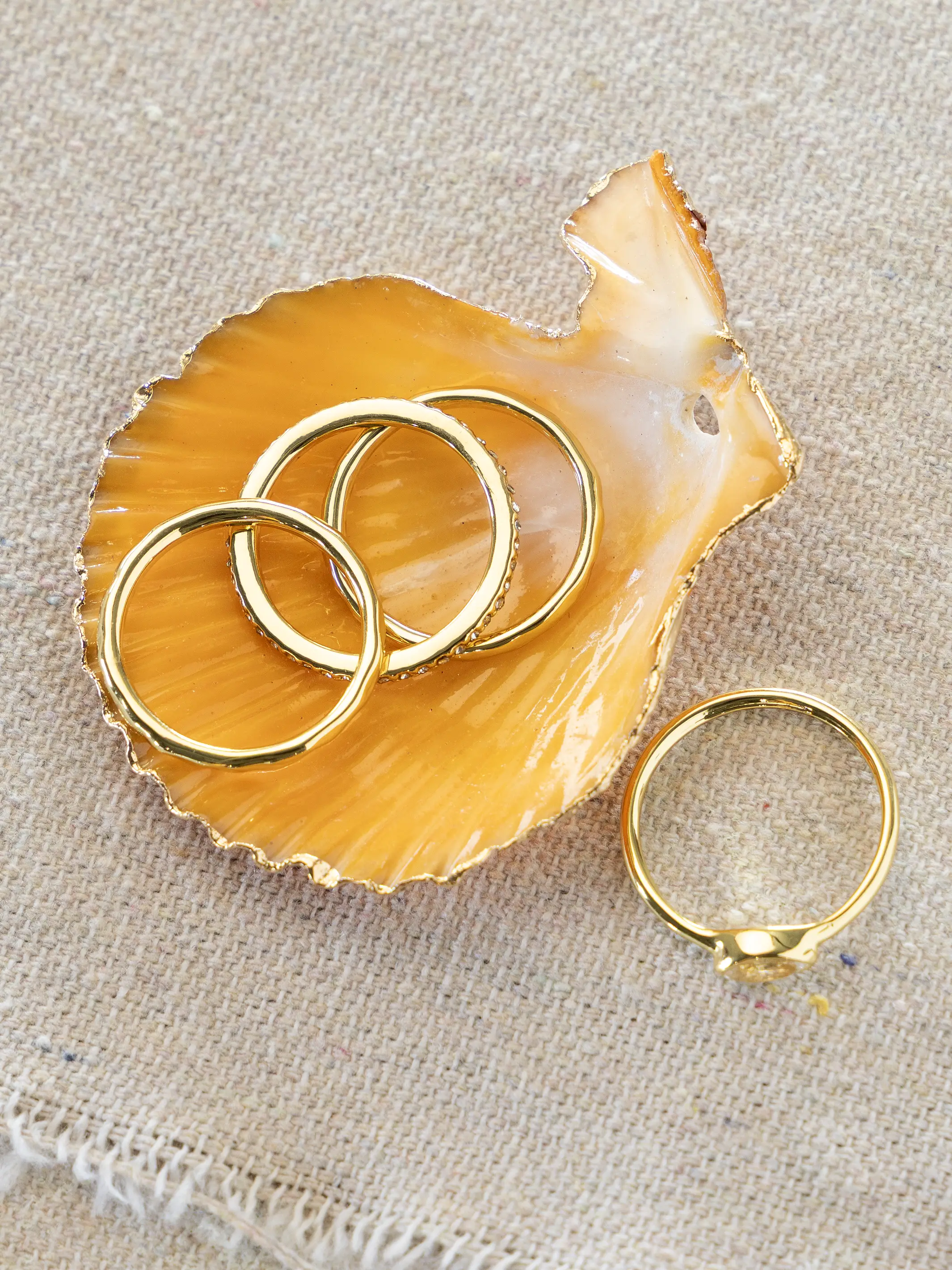 Live Happy Rings, Set of 4 - Image 3
